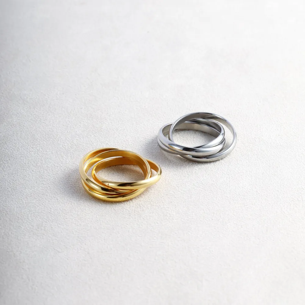 Licht necklace×Drei ring（ゴールド/シルバー）