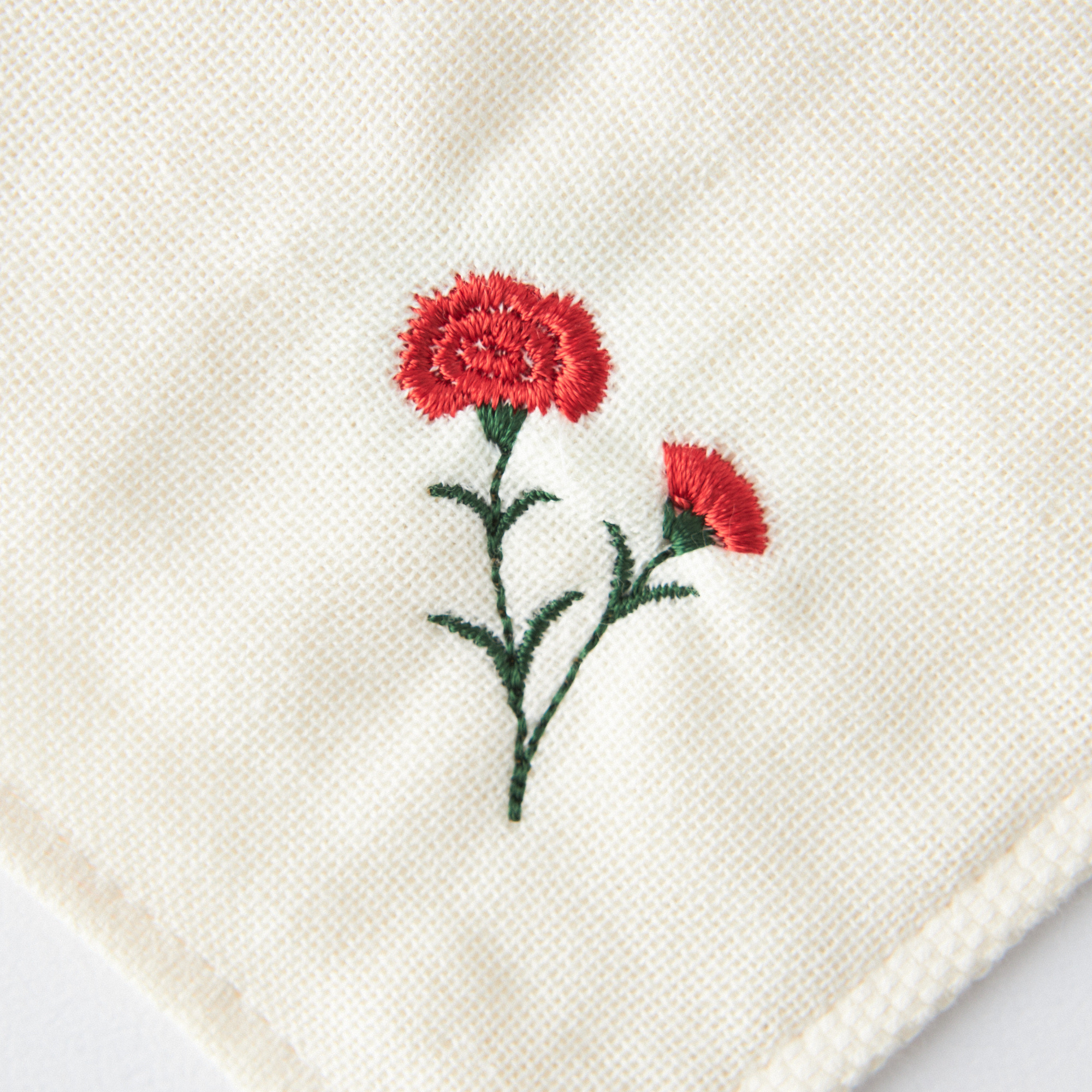 【名入れ】今治タオル花刺繍&無地ハンカチ・イニシャルグローブセット