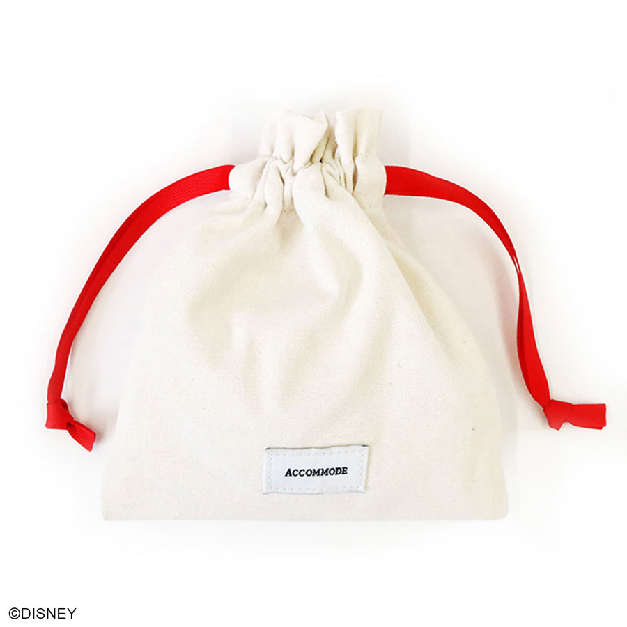 【×Disney】キャンバス巾着ポーチ