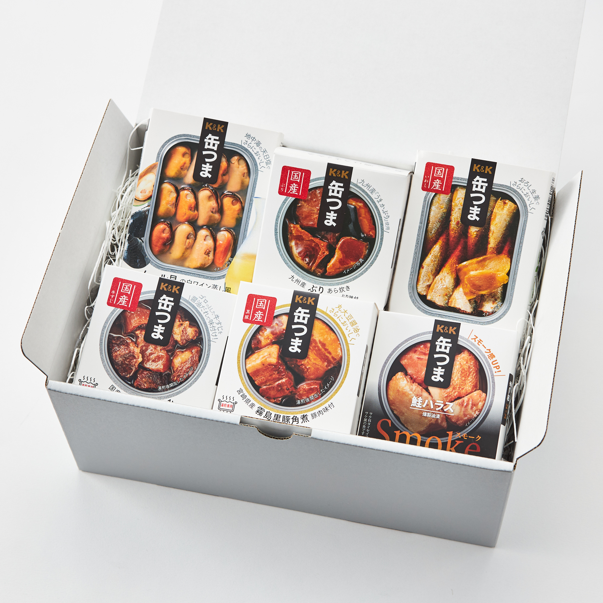 【BOX付き】お酒バイヤー厳選の缶つま6種食べ比べセット