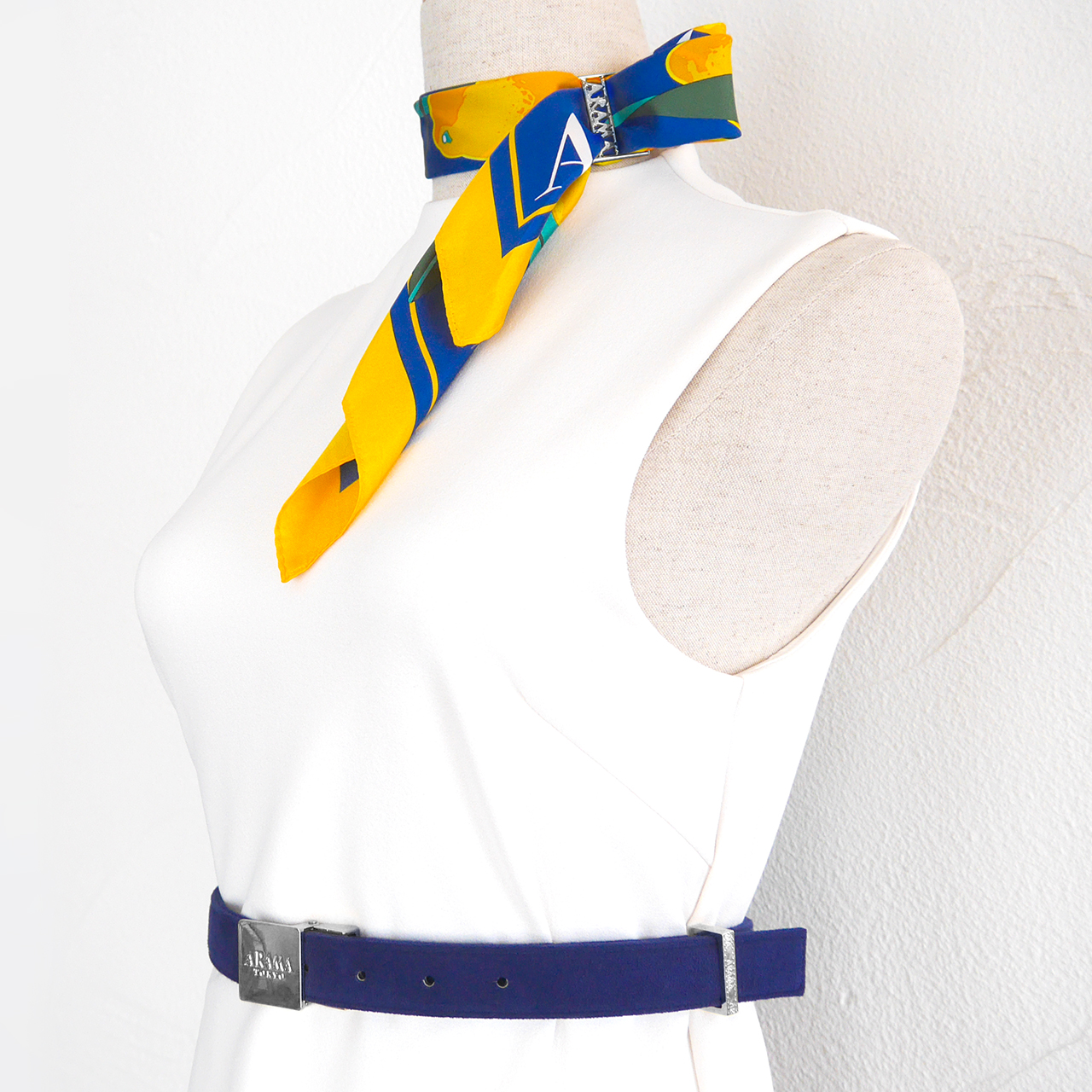 平たいスカーフリング