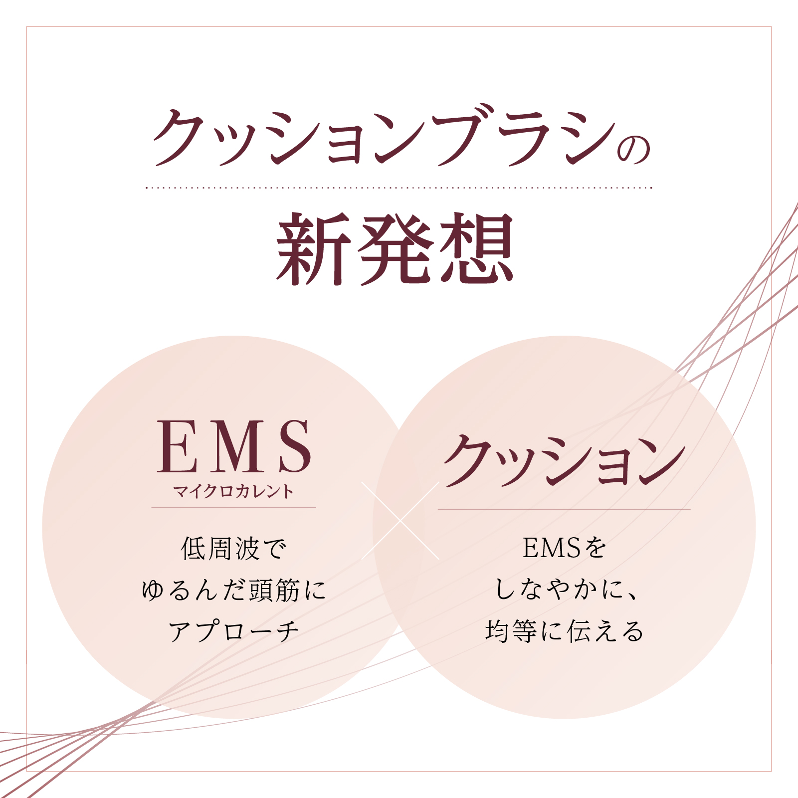 EMS Brush Air 【EMS×クッションブラシ】