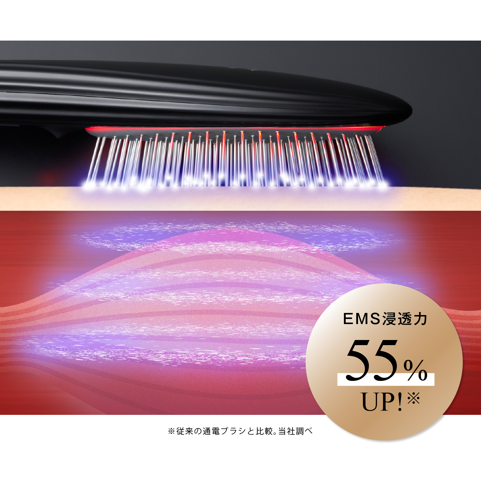 EMS Brush Air 【EMS×クッションブラシ】