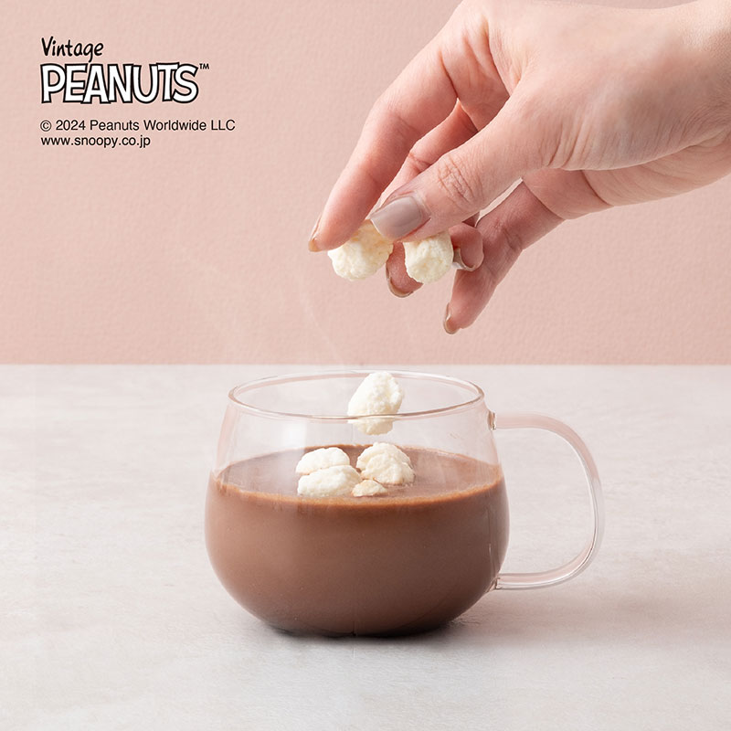 期間限定】マシュマロホットチョコレート | PEANUTS coffee