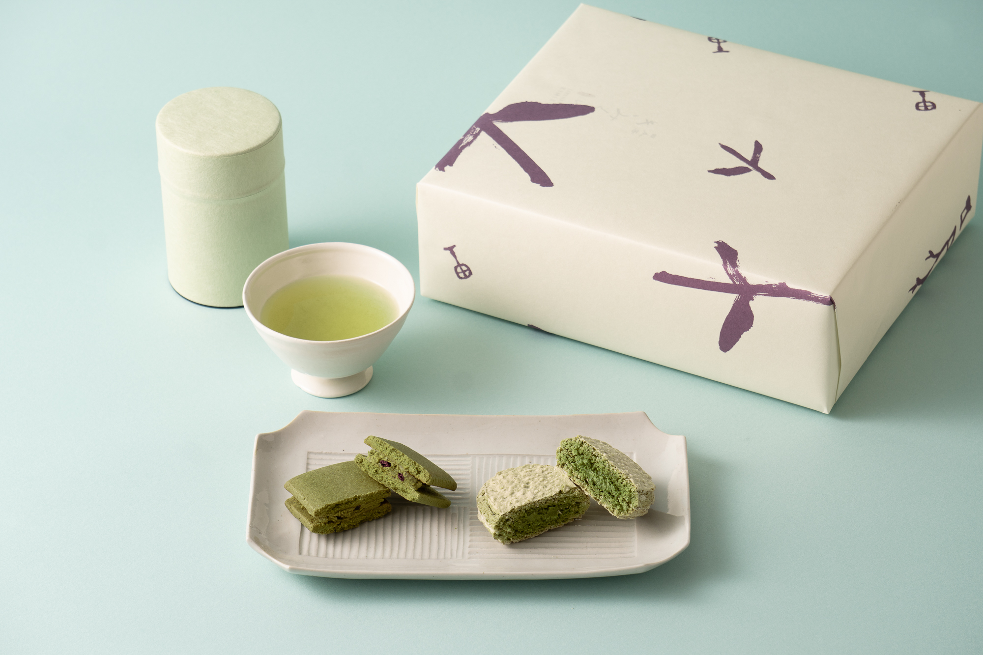 日本茶と抹茶菓々セット