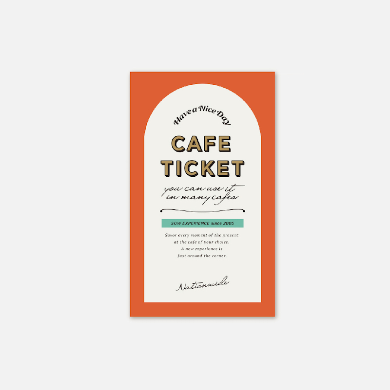 【ボックス付き】カフェチケット（全国版） & 入浴剤セット