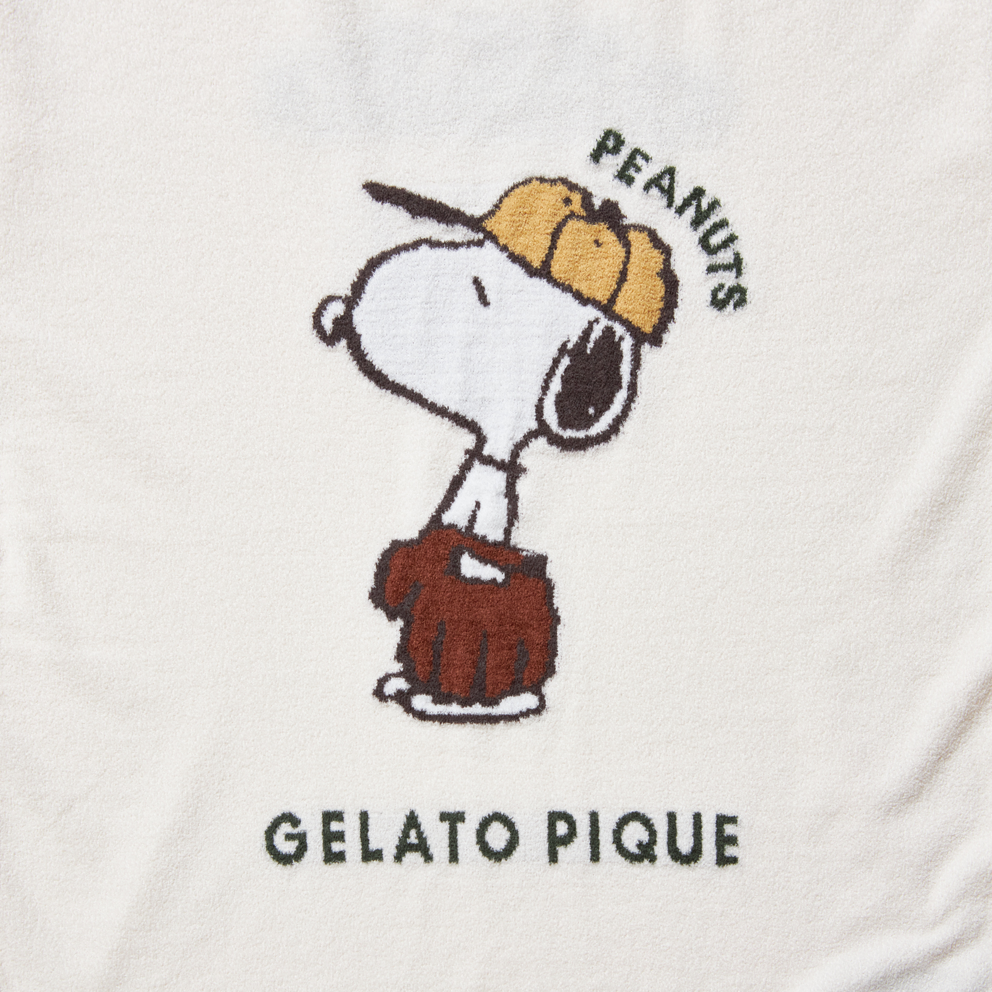 【WOMEN】【PEANUTS】スヌーピーJQDプルオーバー&ショートパンツ