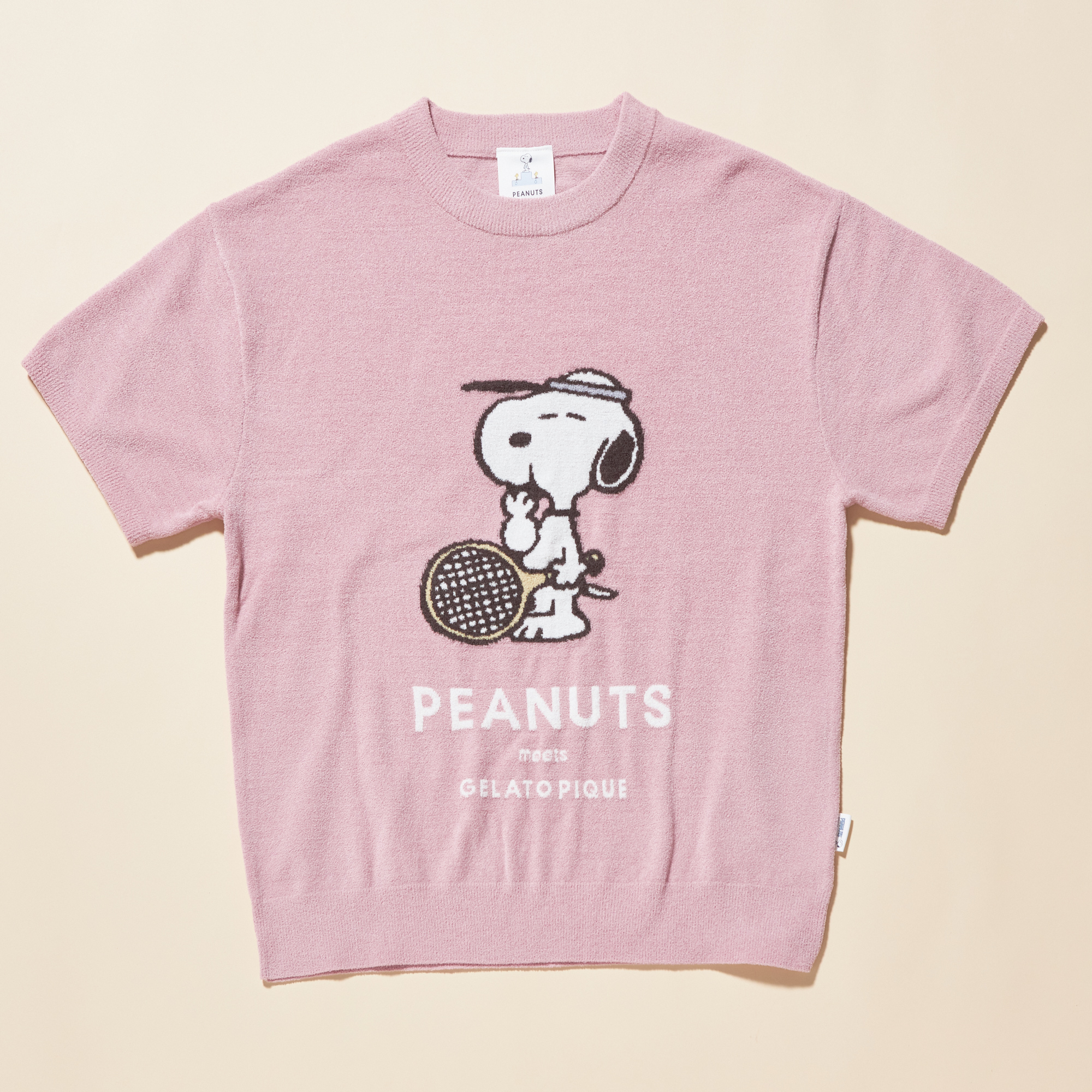 【WOMEN】【PEANUTS】スヌーピーJQDプルオーバー&ショートパンツ