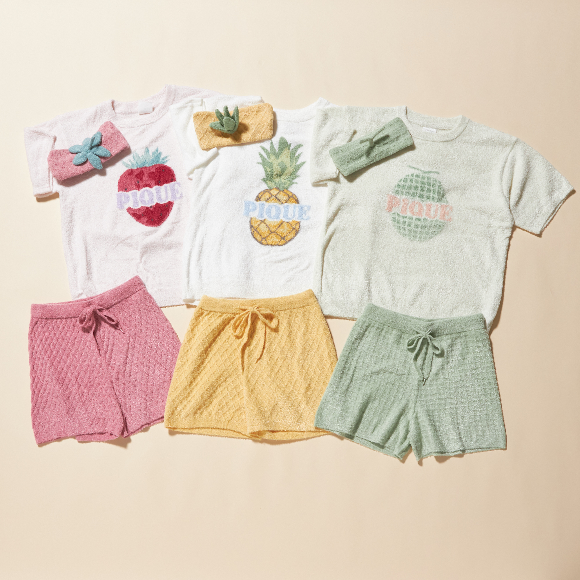 【WOMEN】スムーズィーフルーツJQDプルオーバー&ショートパンツSET