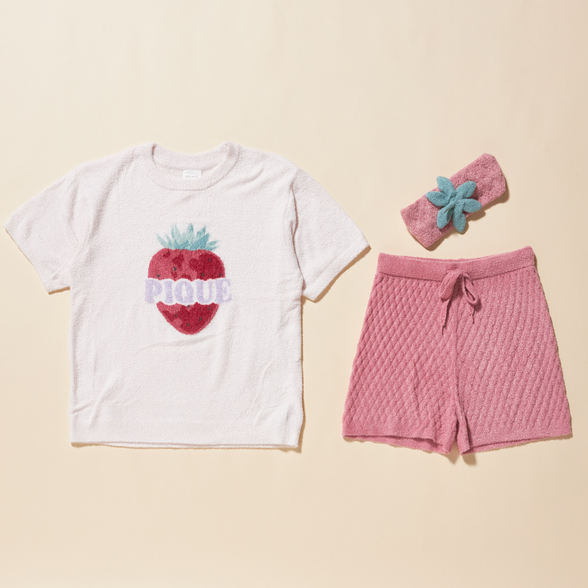 【WOMEN】スムーズィーフルーツJQDプルオーバー&ショートパンツSET