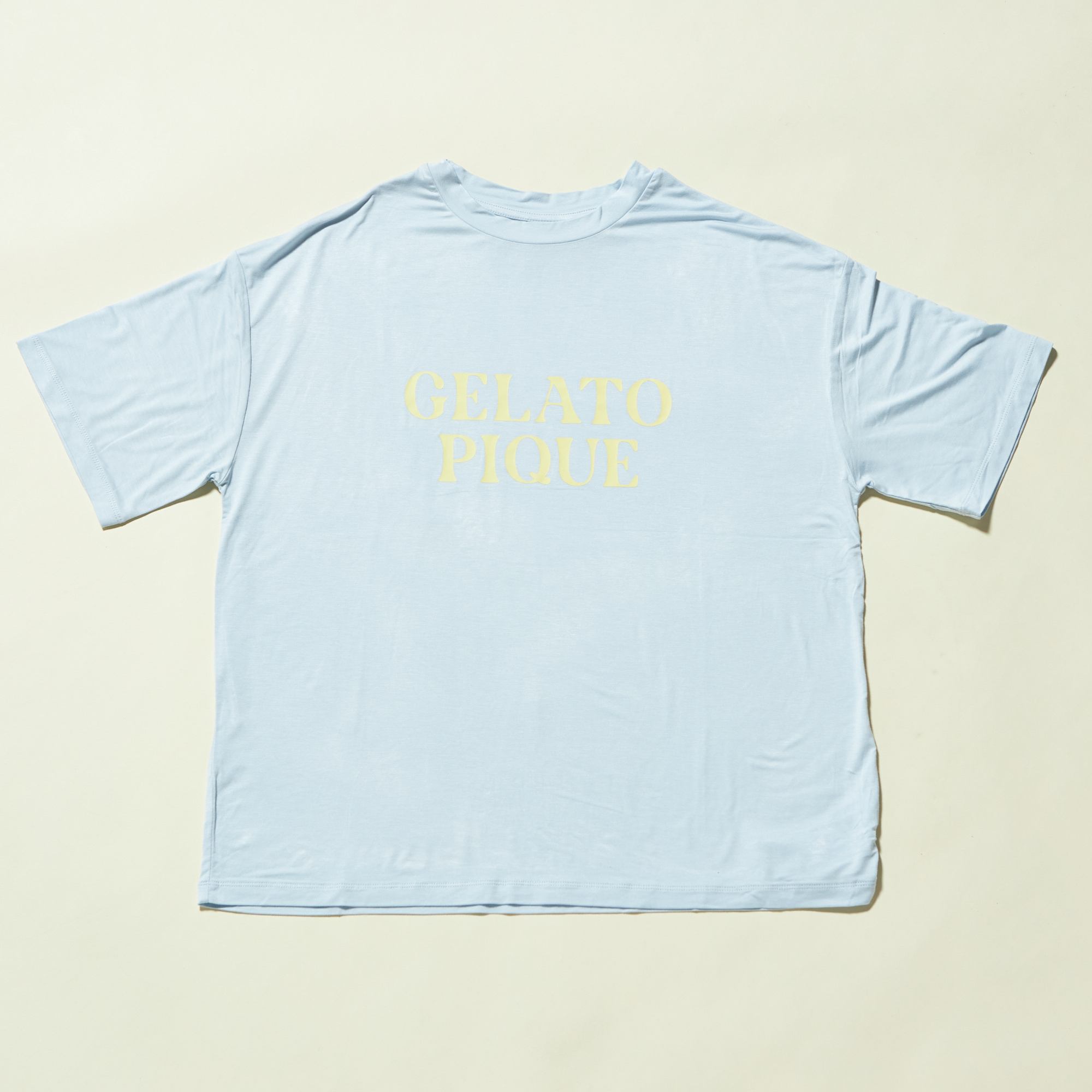 【WOMEN】カラフルレーヨンロゴTシャツ＆ショートパンツセット｜接触冷感