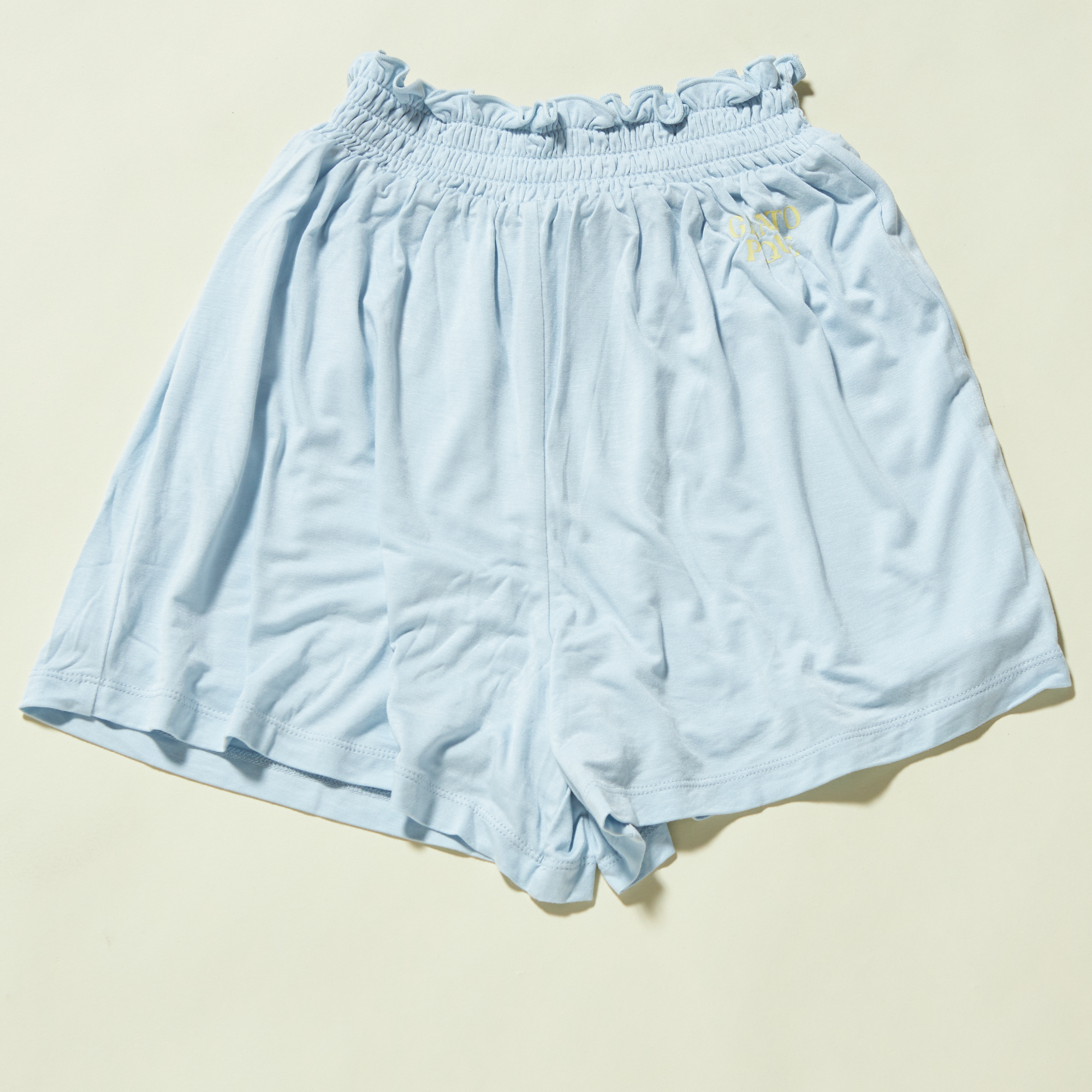 【WOMEN】カラフルレーヨンロゴTシャツ＆ショートパンツセット｜接触冷感