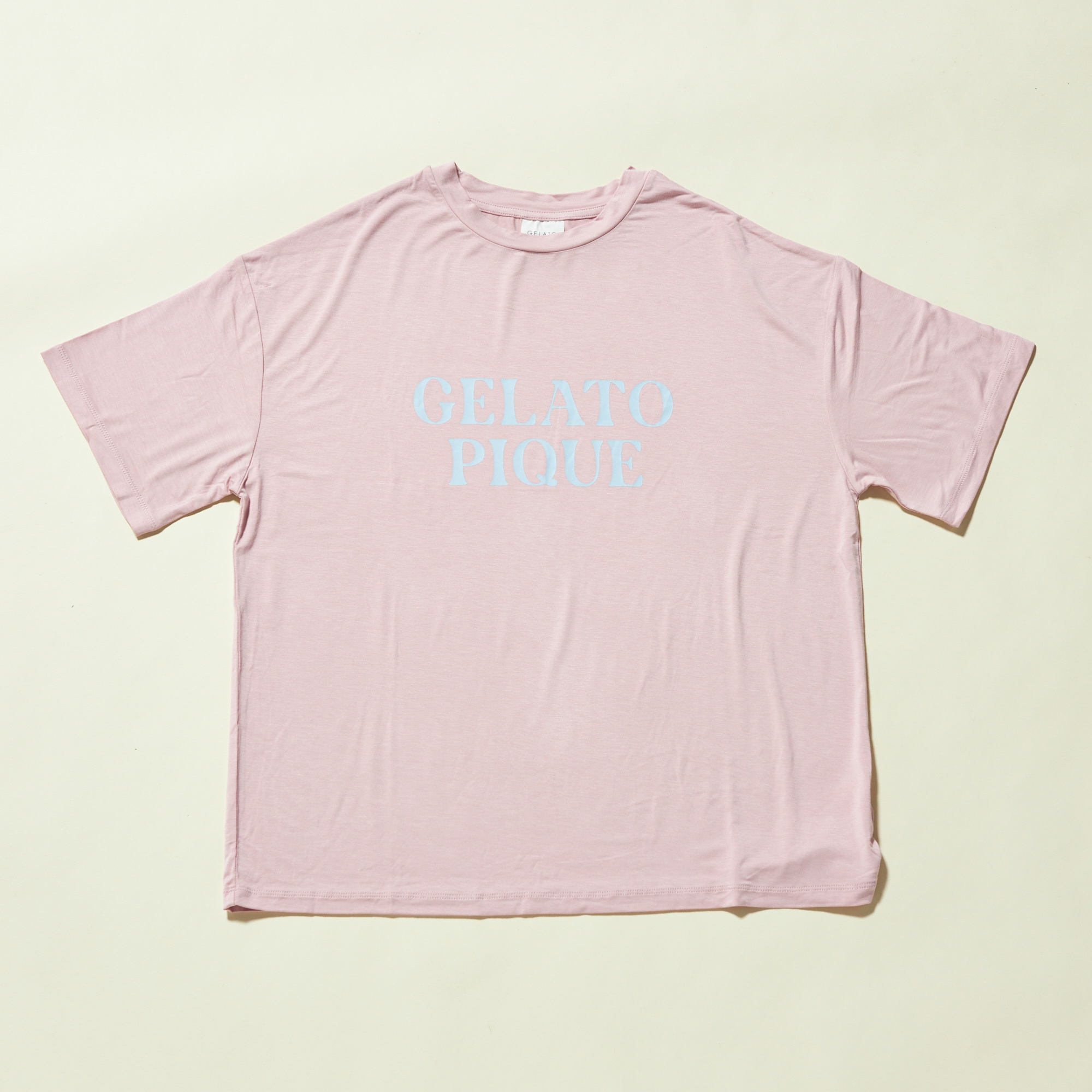 【WOMEN】カラフルレーヨンロゴTシャツ＆ショートパンツセット｜接触冷感