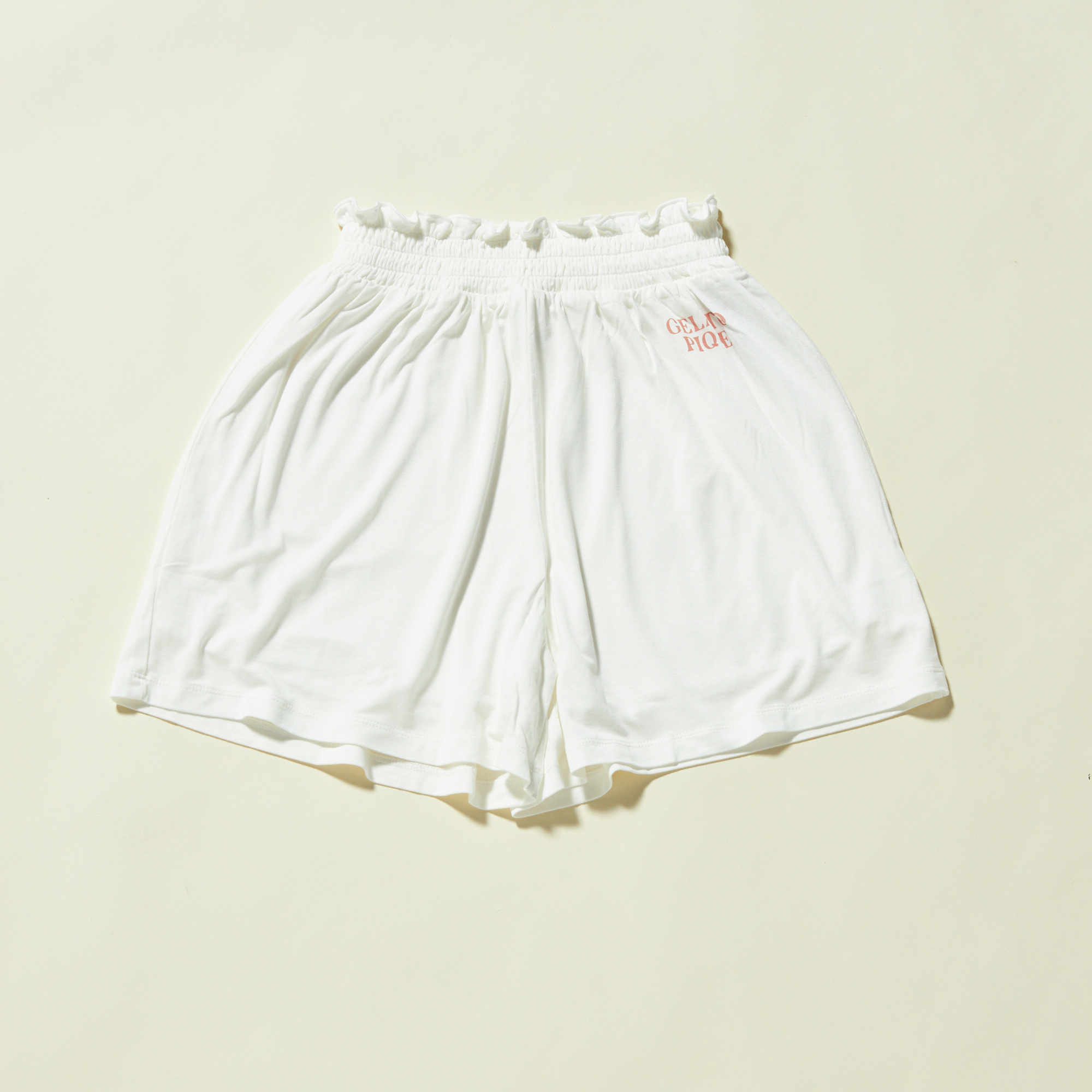 【WOMEN】カラフルレーヨンロゴTシャツ＆ショートパンツセット｜接触冷感