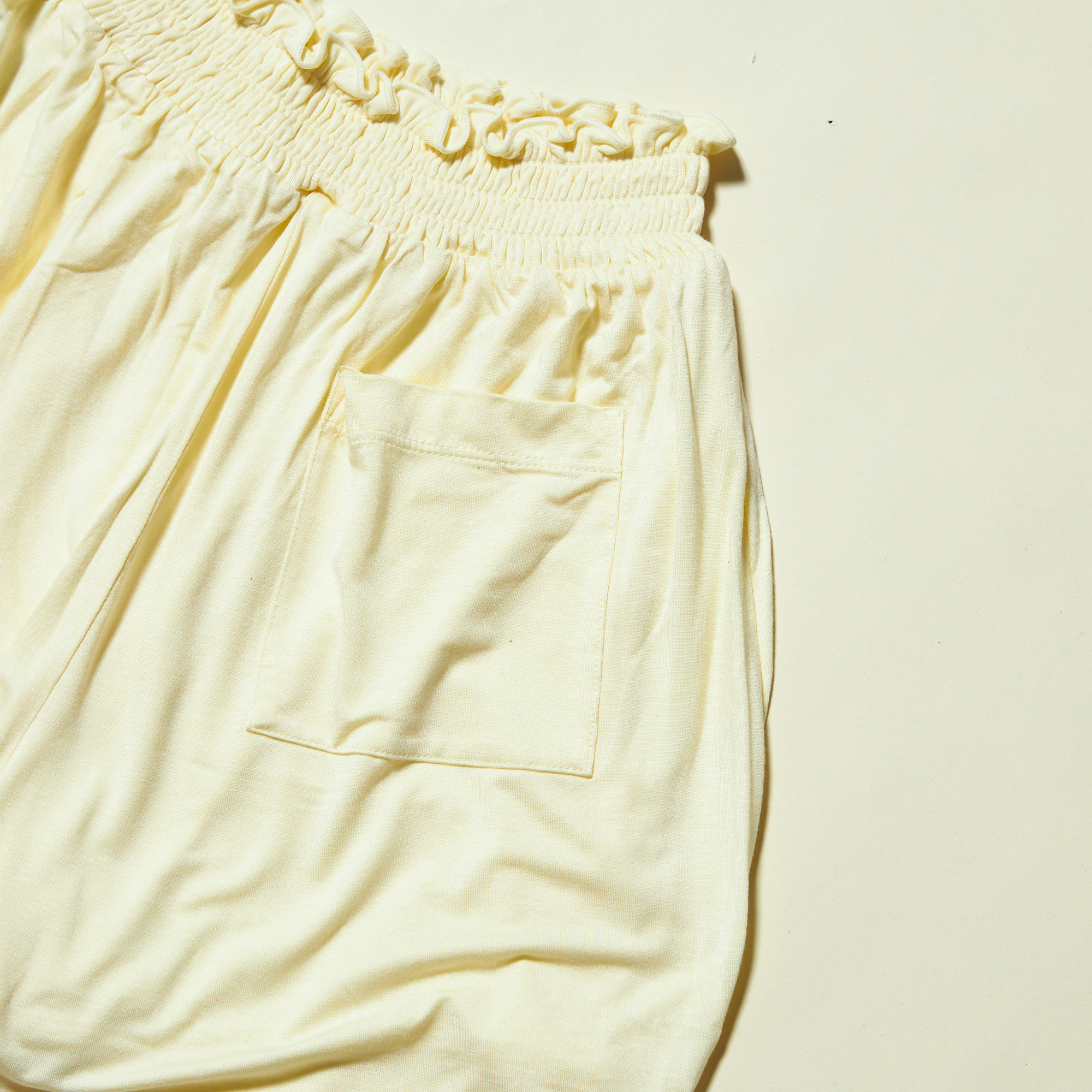 【WOMEN】カラフルレーヨンロゴTシャツ＆ショートパンツセット｜接触冷感