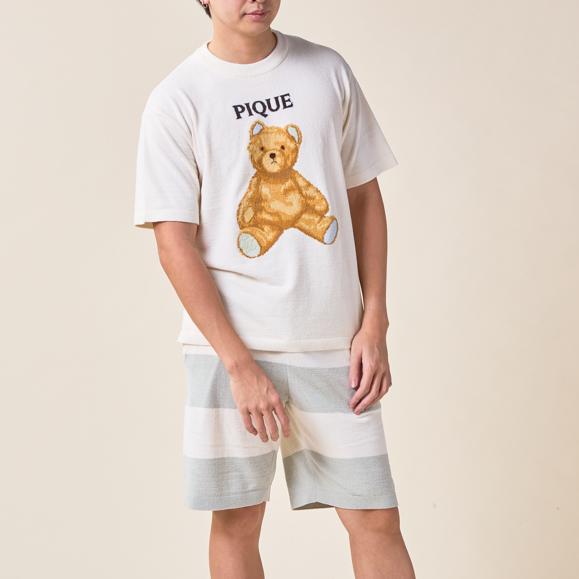 【HOMME】エアモコベアプルオーバー&2BDハーフパンツ