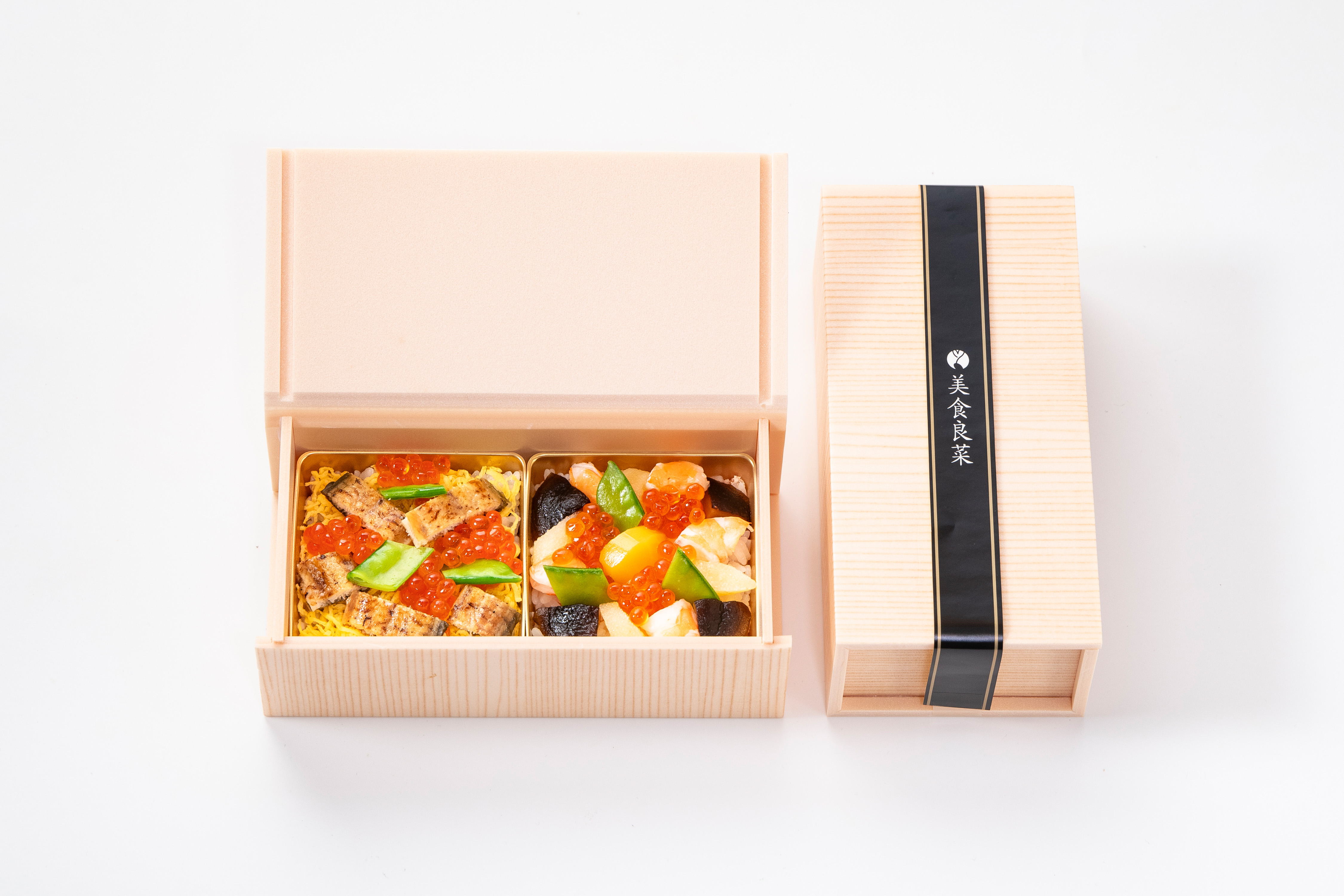 2種のちらし寿司　浜名湖産鰻と海老数の子ちらし寿司