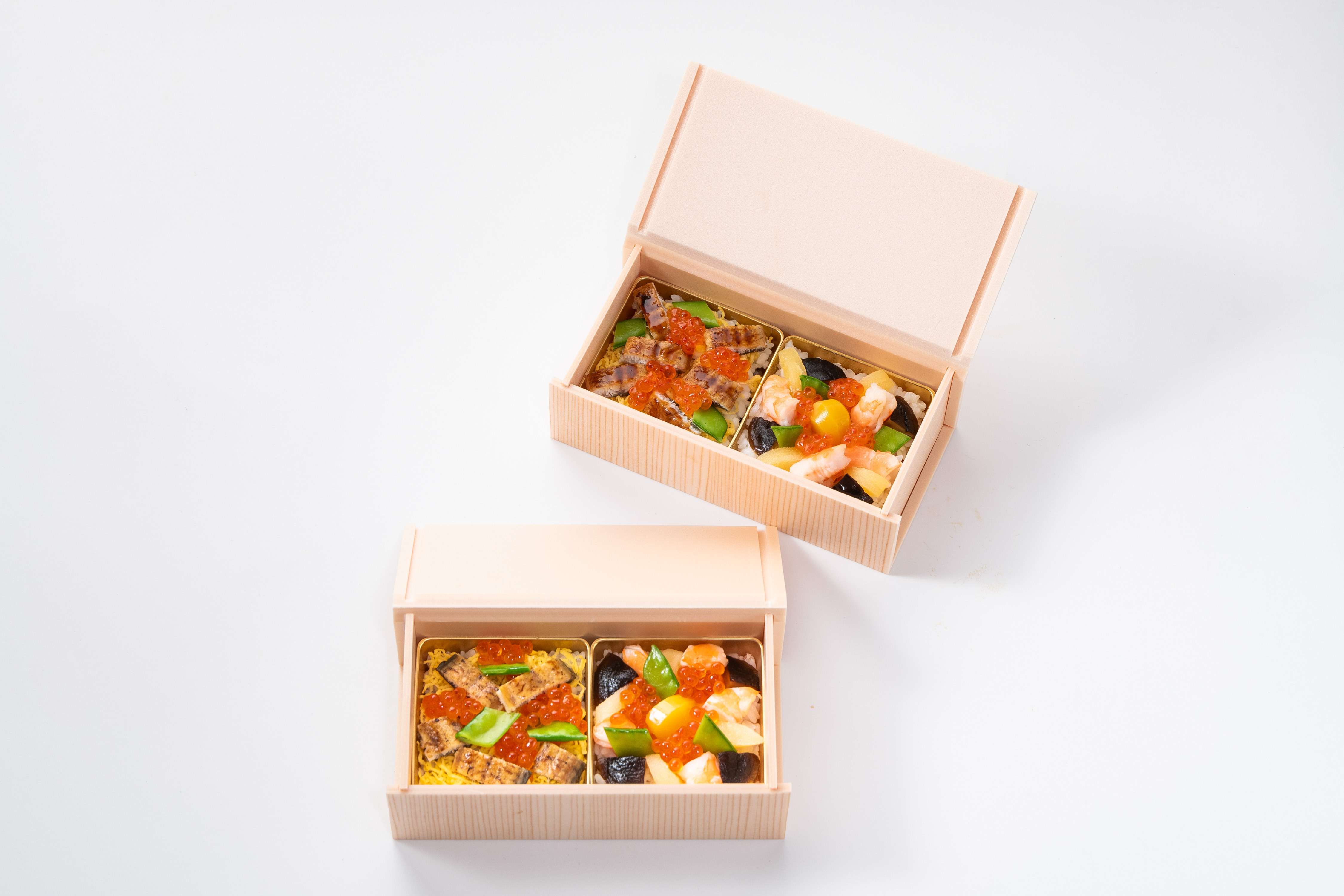 2種のちらし寿司　浜名湖産鰻と海老数の子ちらし寿司