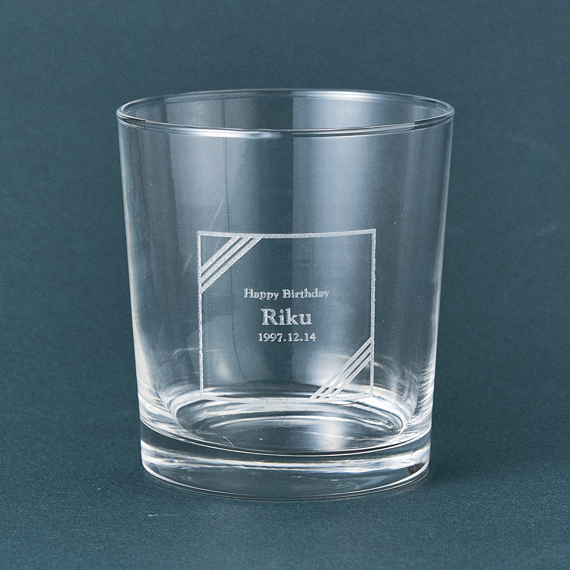【デザイン入り名入れ無料】ロックグラス