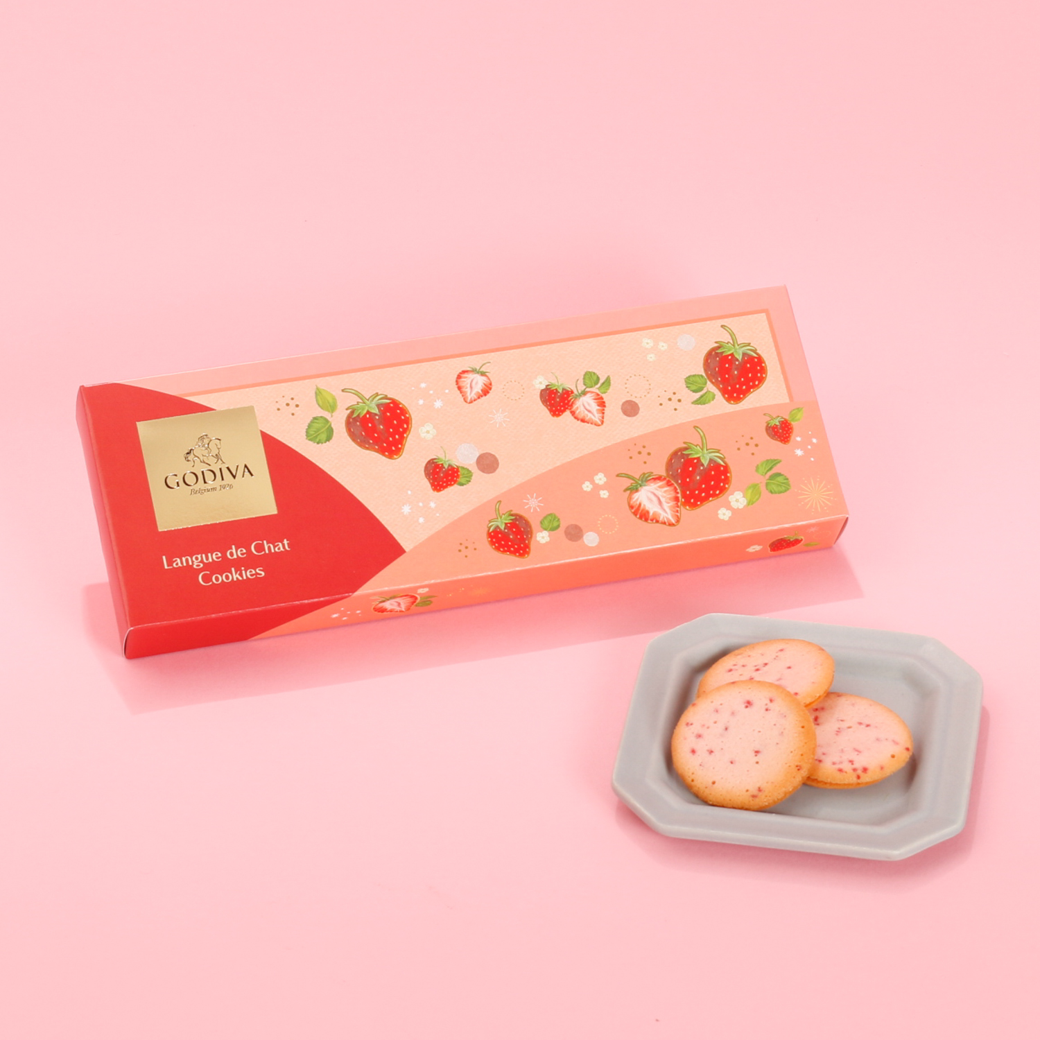 【すぐ使える1000円オフクーポン】【母の日！日比谷花壇×ゴディバ】そのまま飾れるブーケとGODIVA苺クッキーセット
