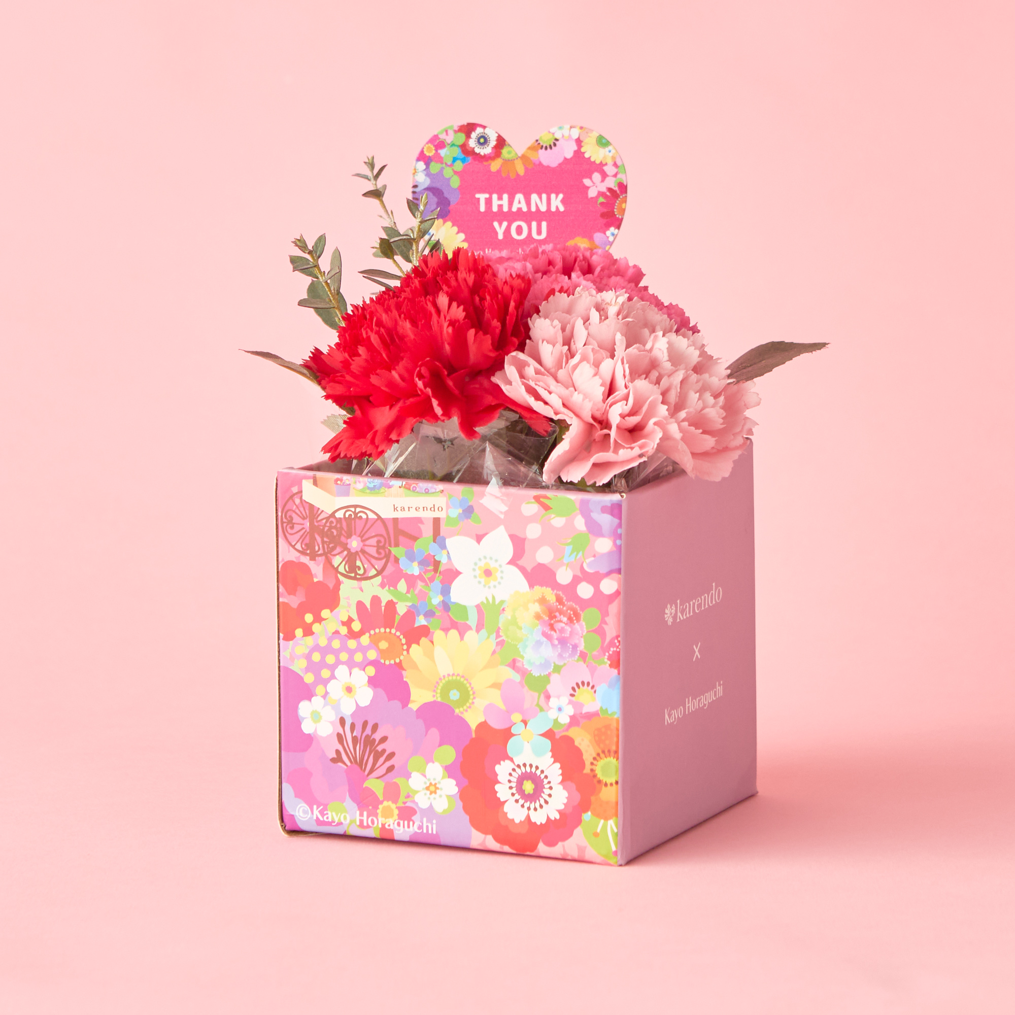 【母の日限定】カーネーションアレンジメントと選べるスイーツセット