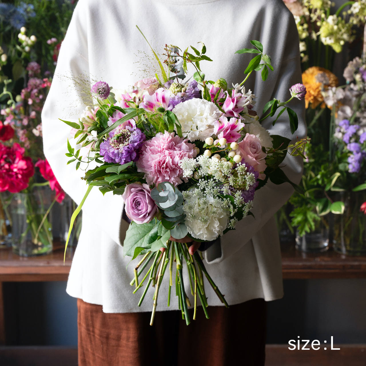 【母の日ギフト2024】Mother's Day Bouquet -ELEGANT-