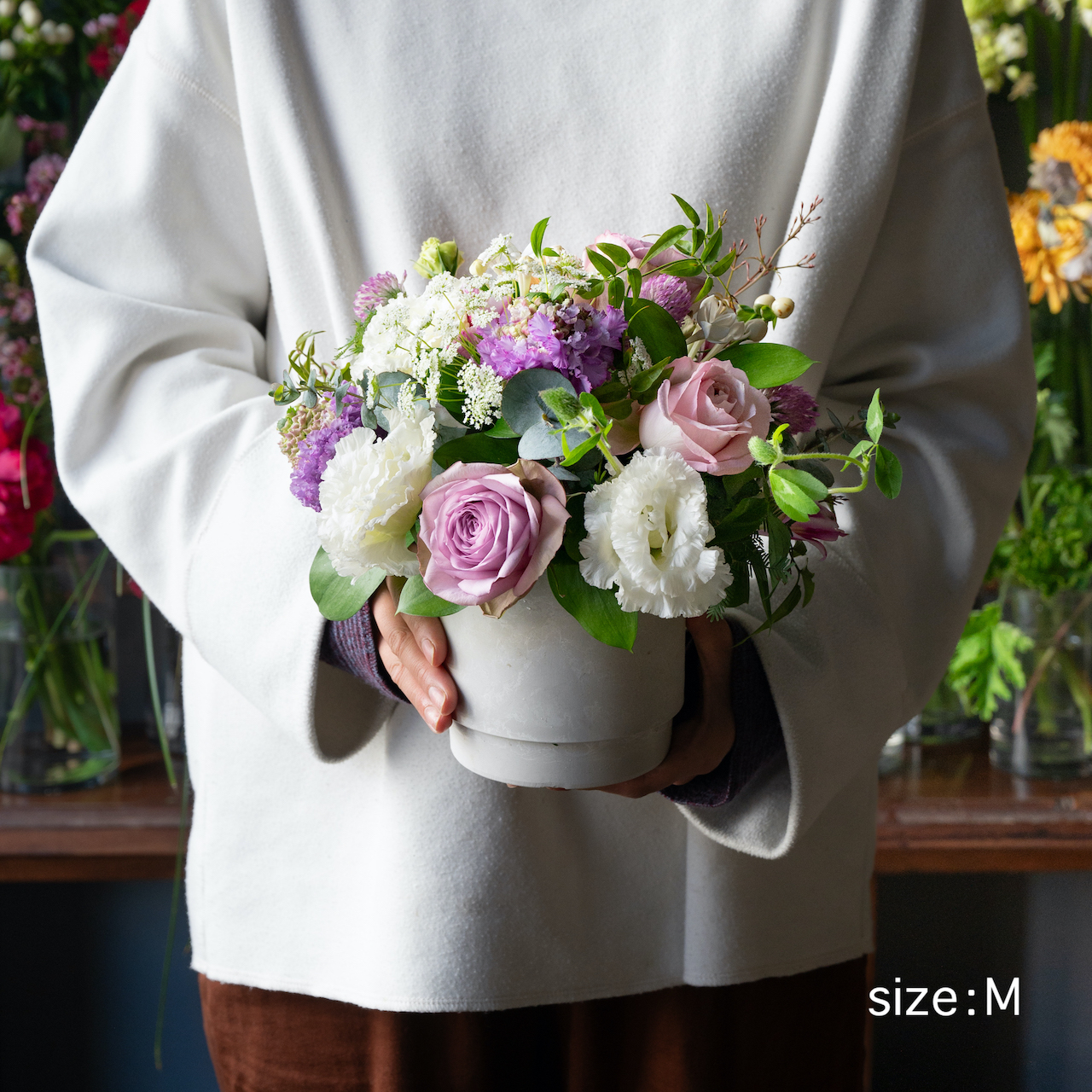 【母の日ギフト2024】Mother's Day Arrangement -ELEGANT-