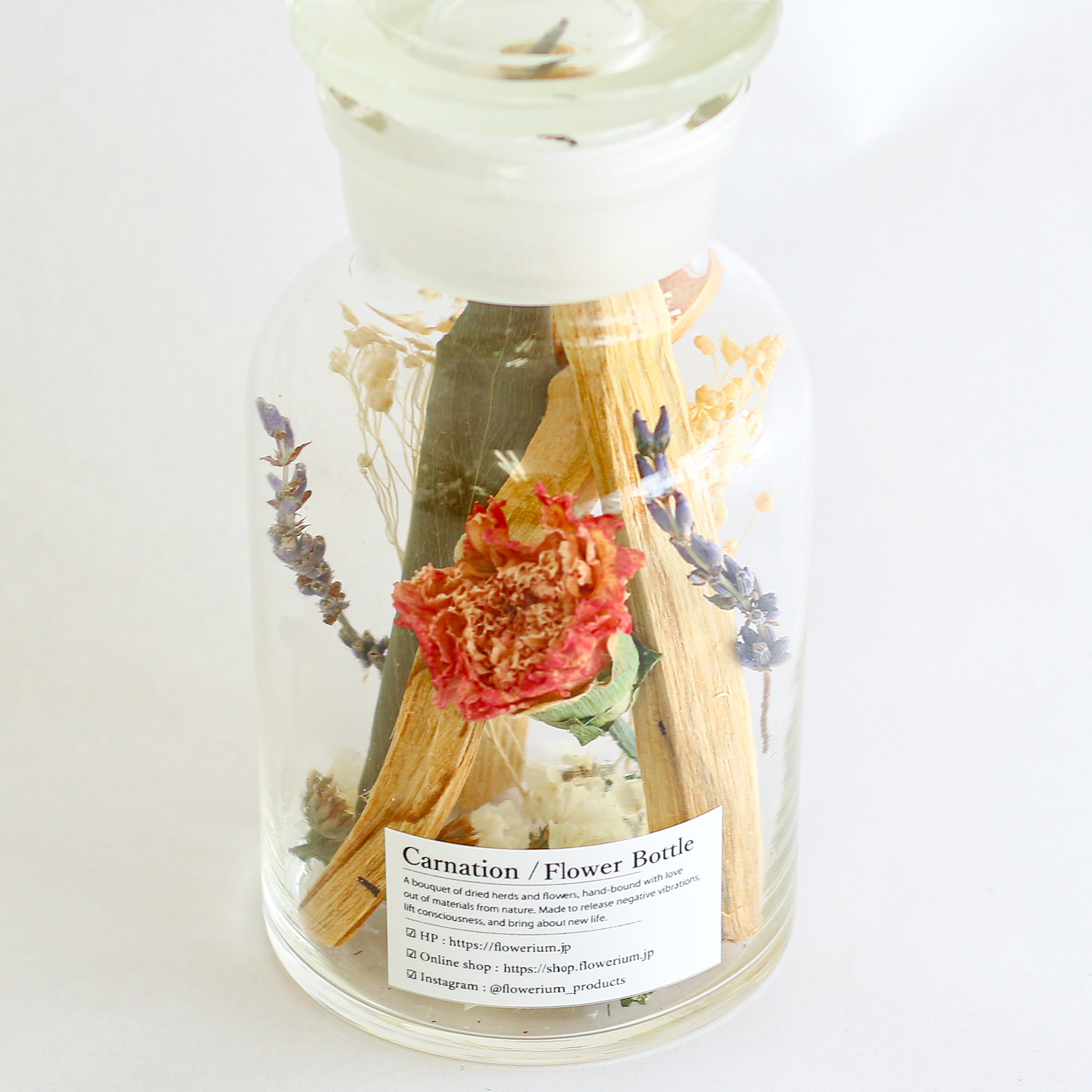 Positive Energy Palo Santo Flower Bottle for Mother's Day