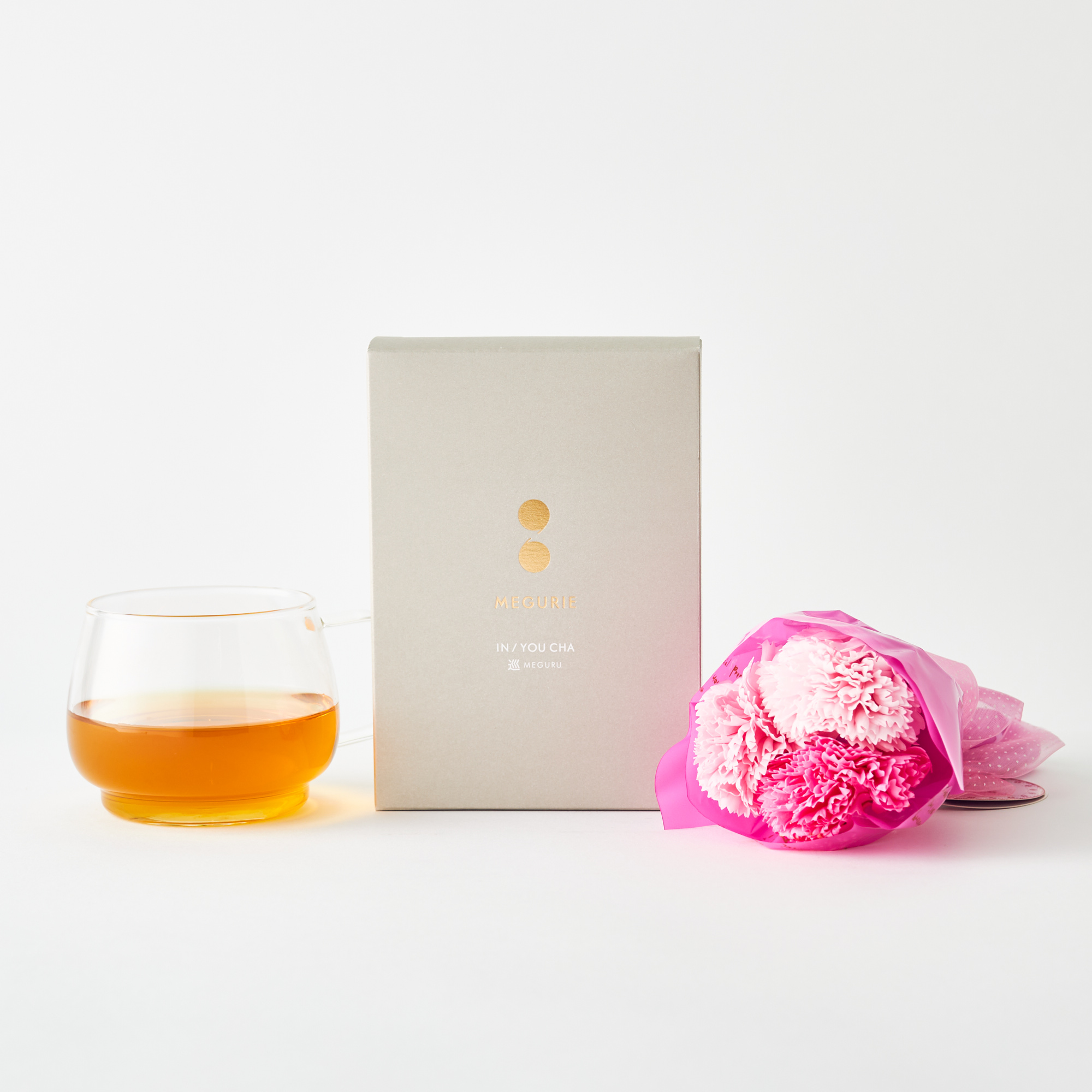 ほっこりお花の入浴剤＆薬膳茶セット
