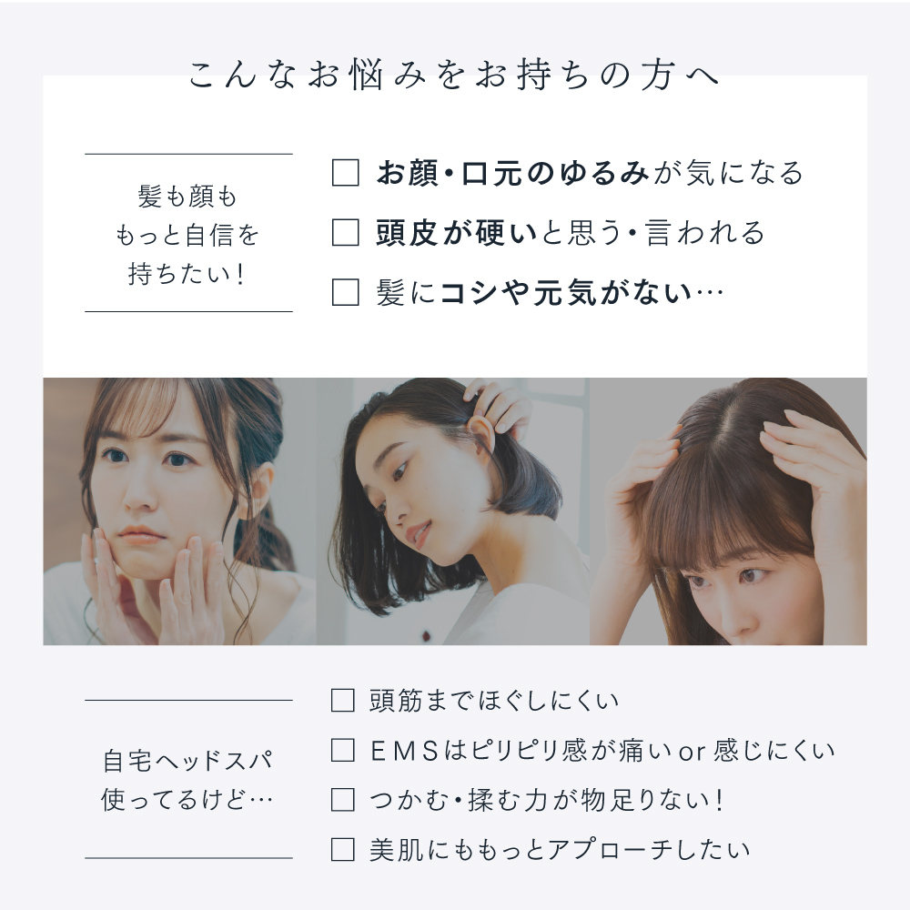 電気針ヘッドスパ EMS HEAD SPA PRO
