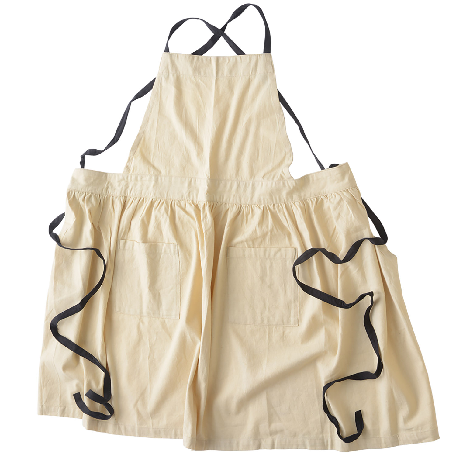 【ラッピング付き】ギャザーエプロンとコーヒーのギフトセット