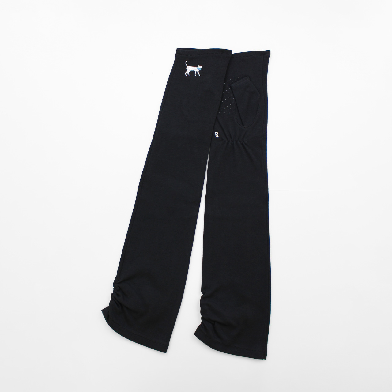 【WOMEN】おさんぽねこ刺繍UVグローブ