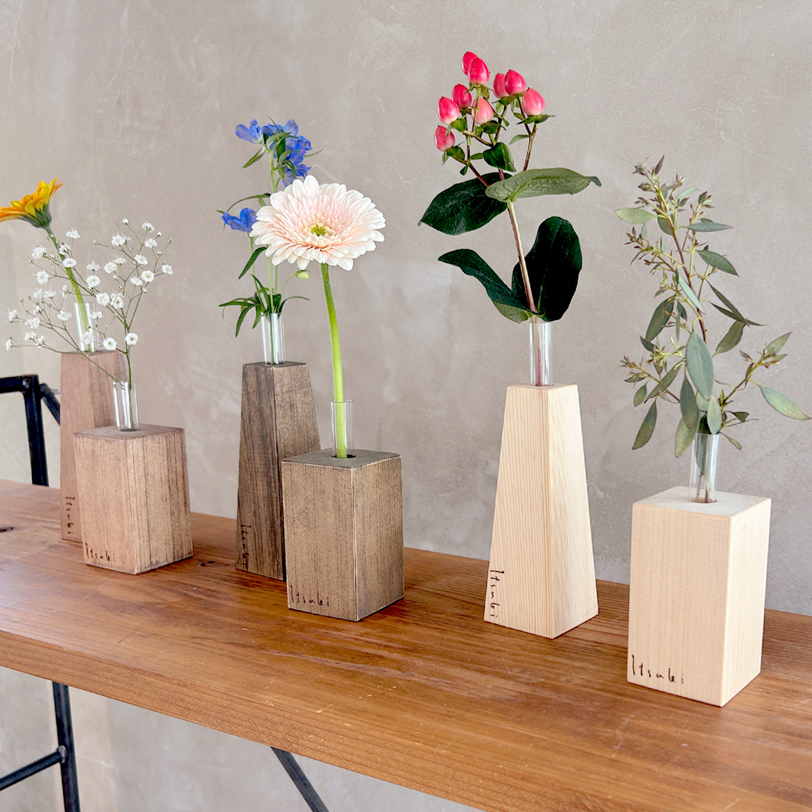 選べるカラー　フラワーベース2Pセット