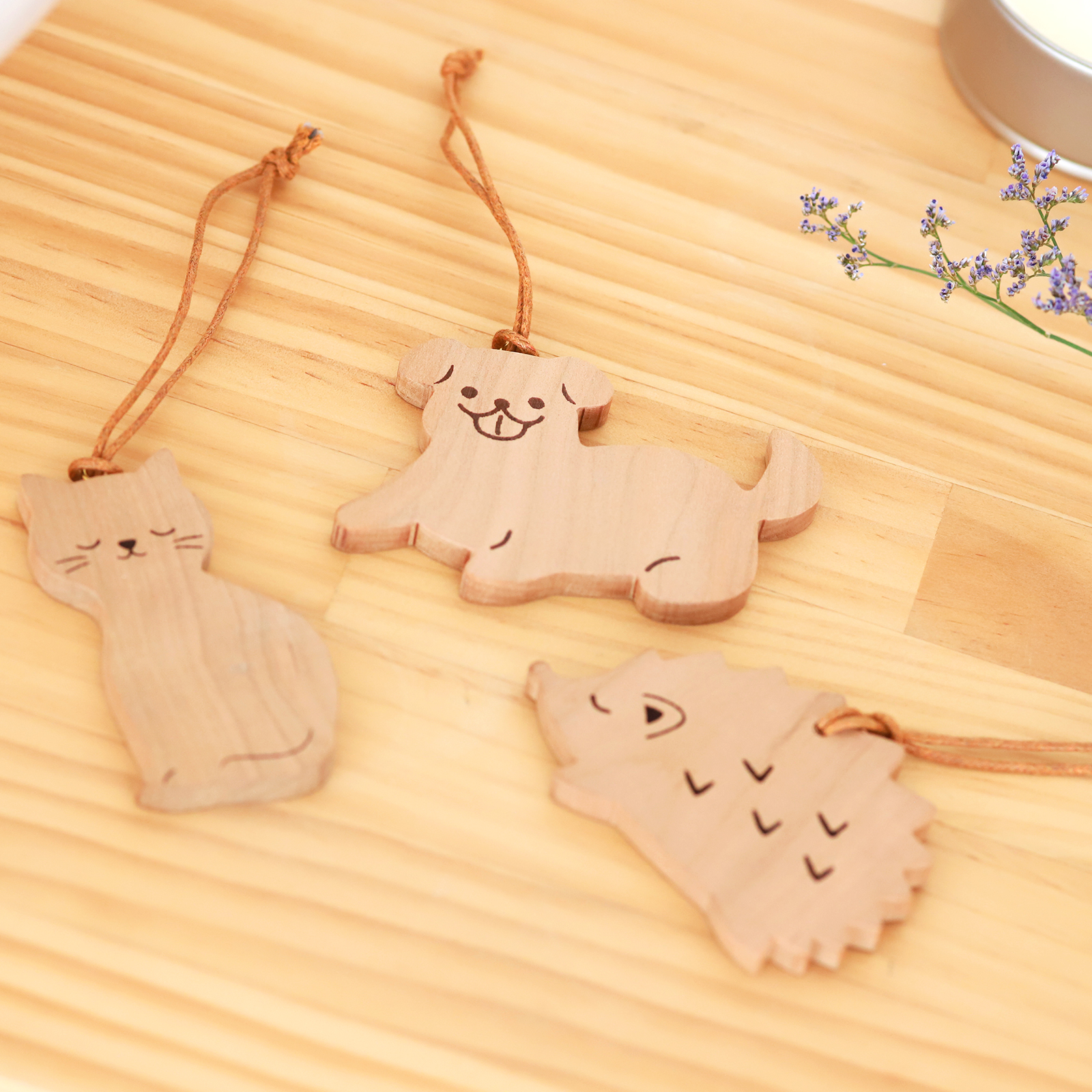 どうぶつサシェプレート 3P&オイル付きセット