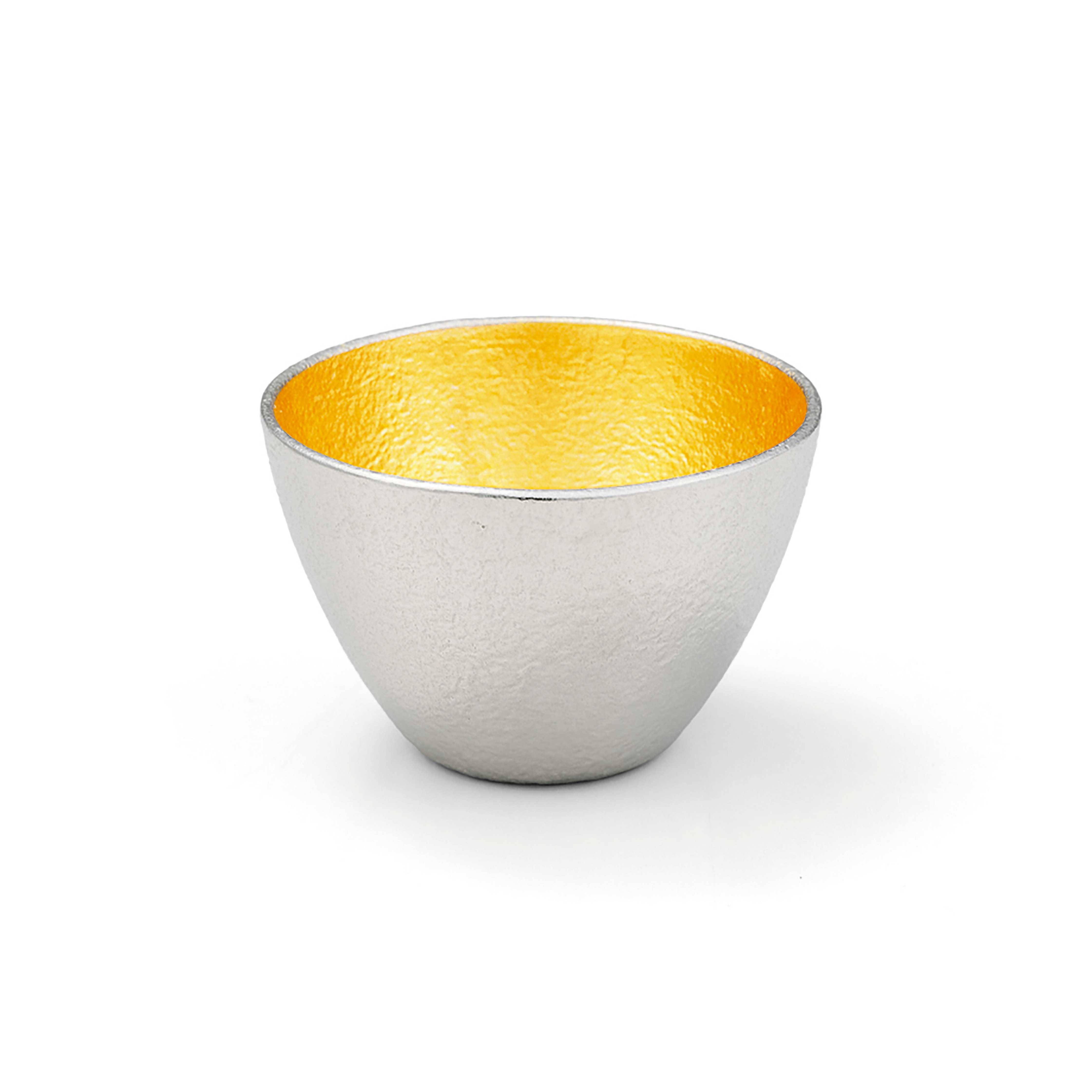 錫・金箔 ぐい呑み