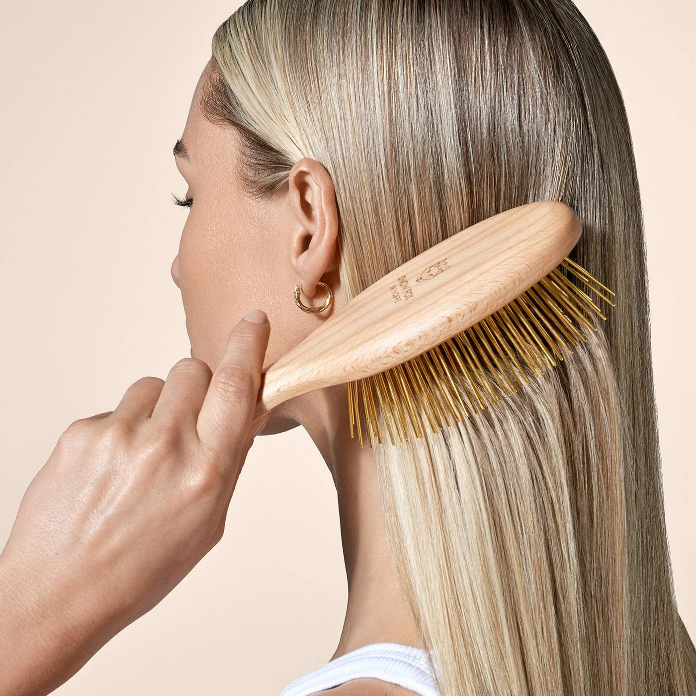 プレミアム FOXカッサ ウッド ヘアブラシ