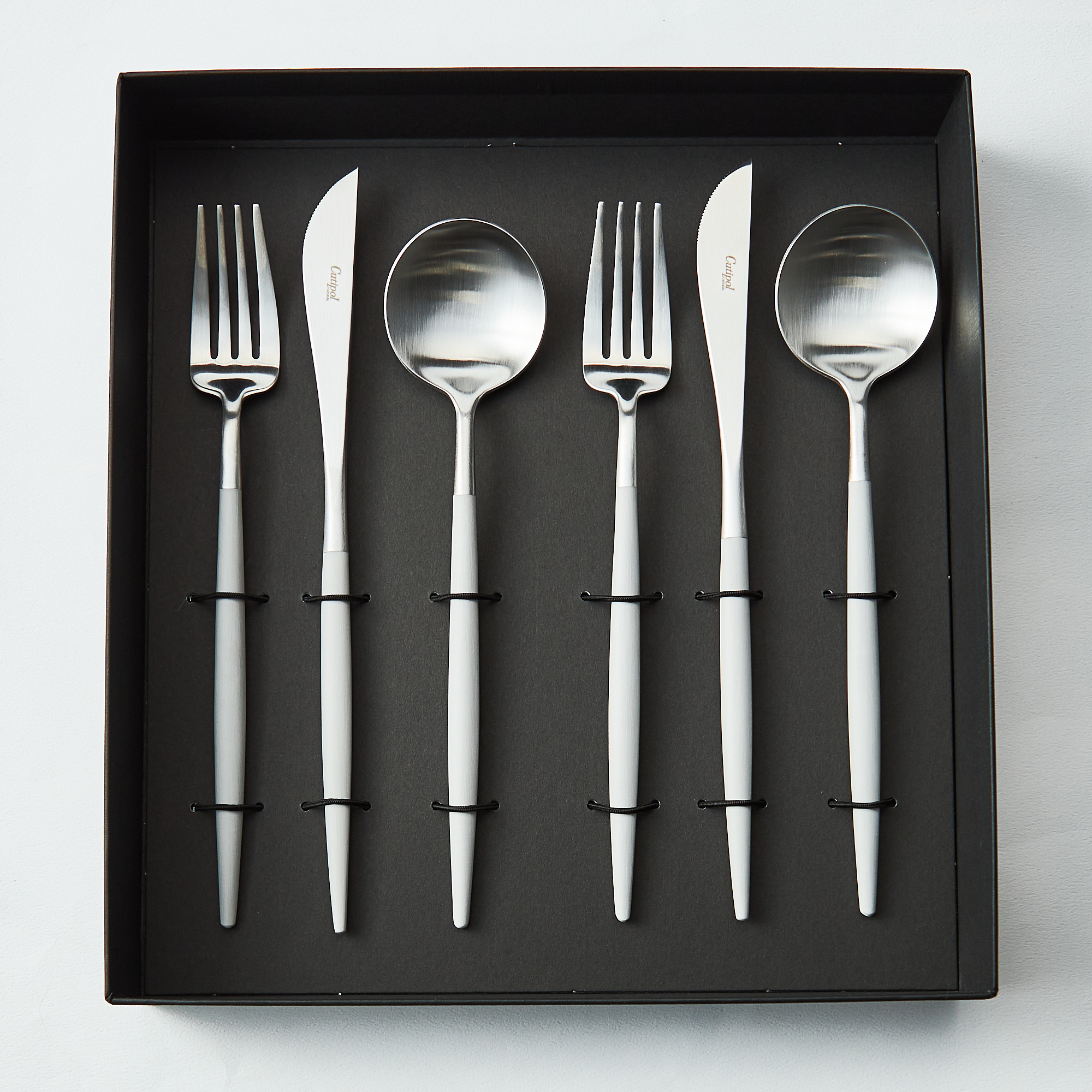 【クチポール】ムーン マットシャンパンゴールド ディナーペアセット