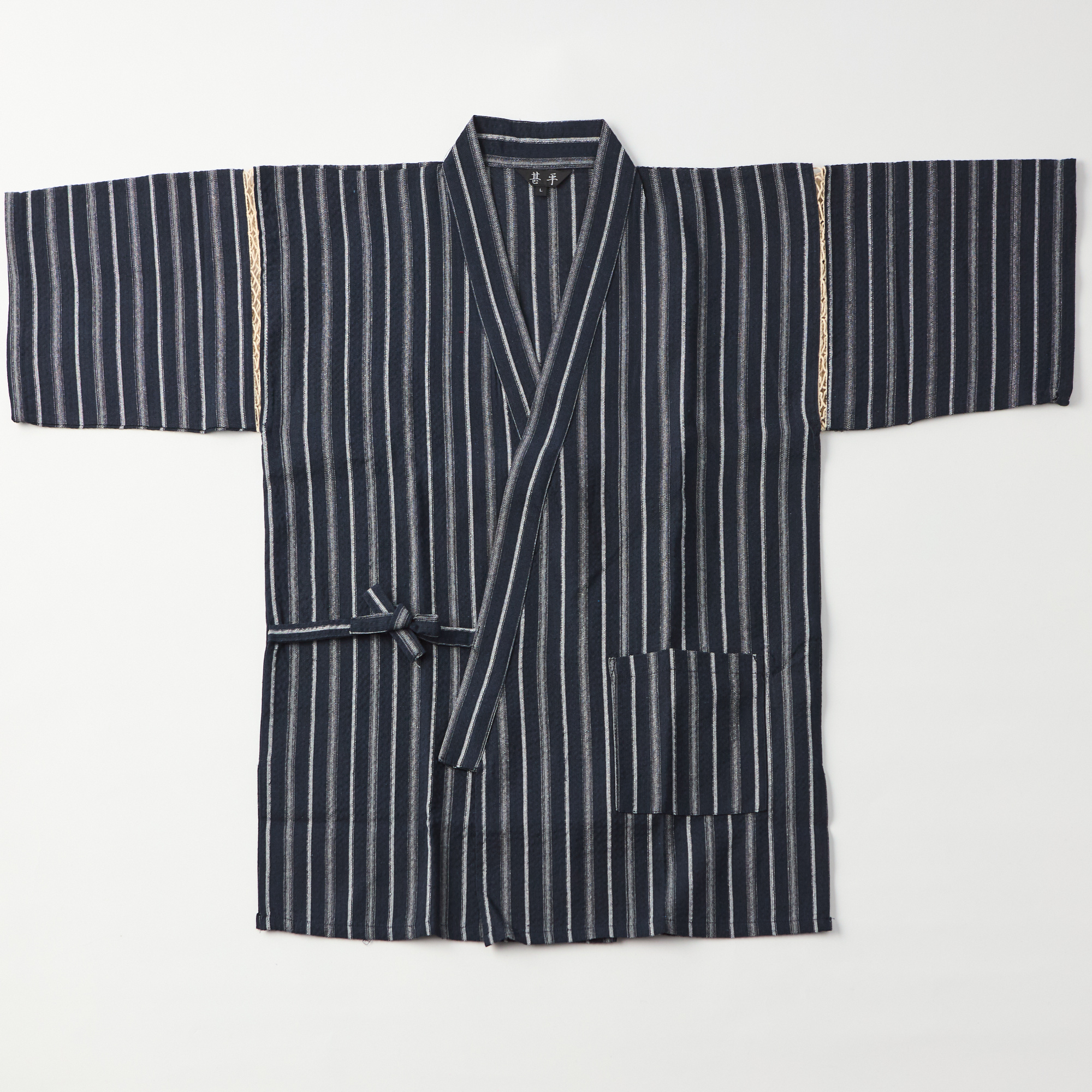 【夏の男性ギフトの定番】名入れ甚平 竹カゴギフトセット