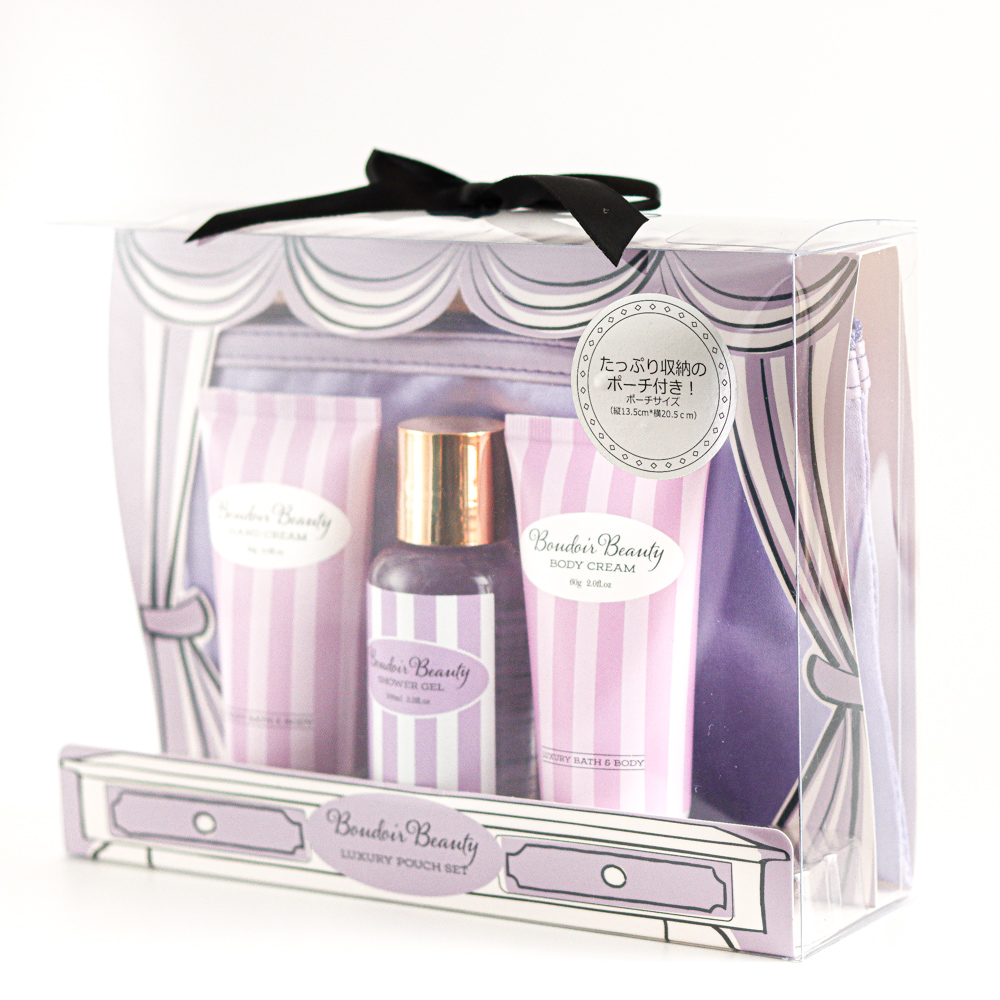 ポーチセット（ジェル・ハンド・ボディクリーム）