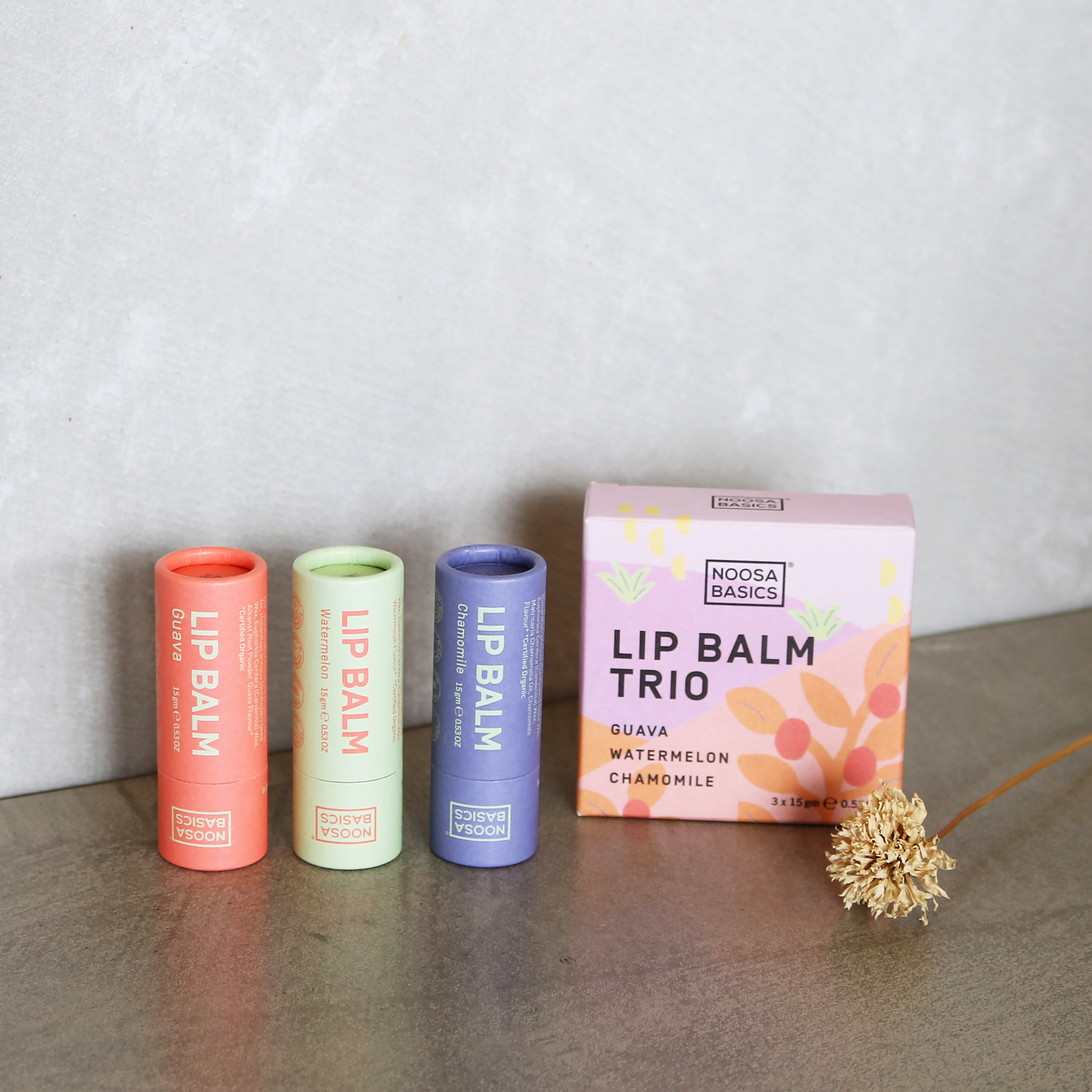 【お友達が種類選べる】リップバームトリオ 3種