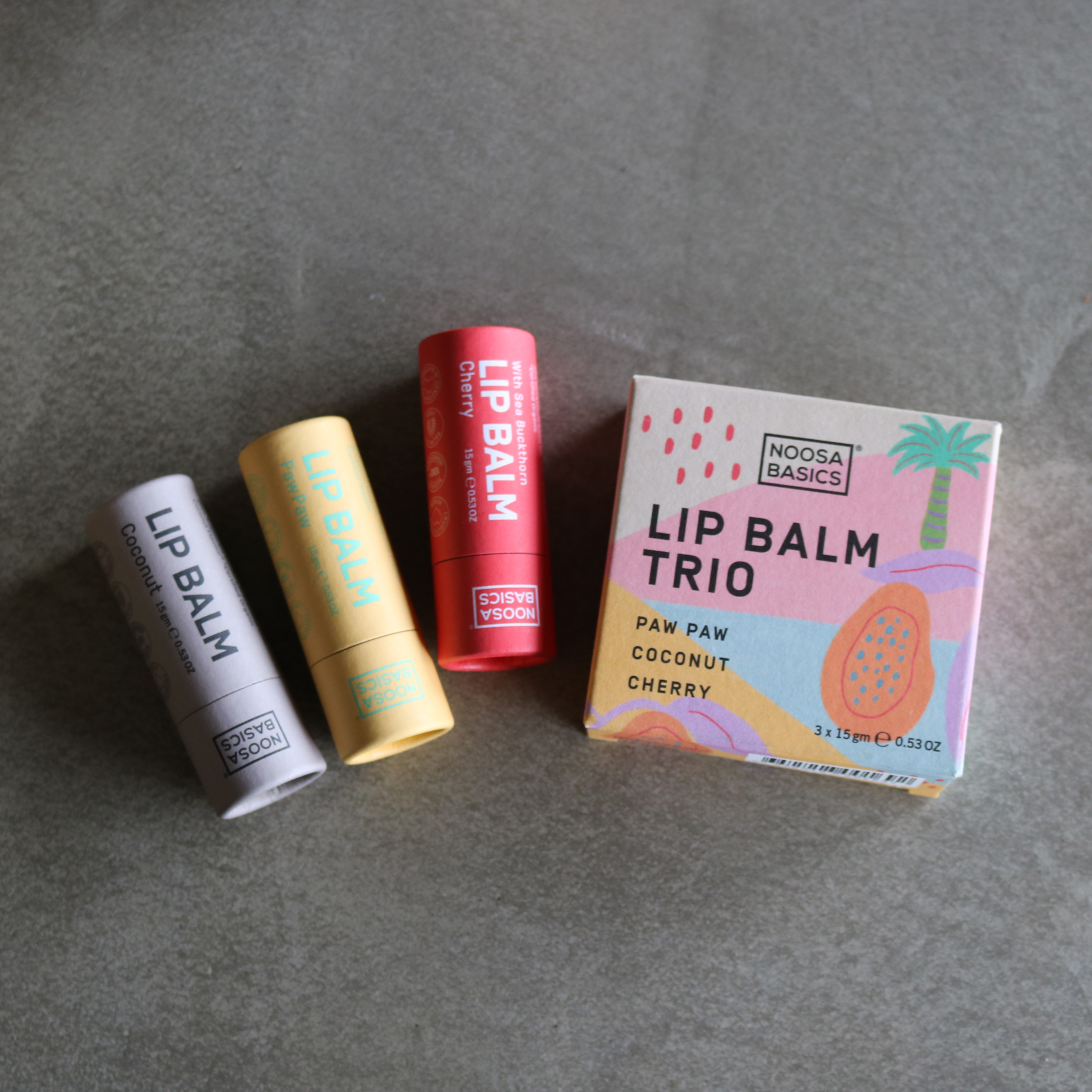 【お友達が種類選べる】リップバームトリオ 3種