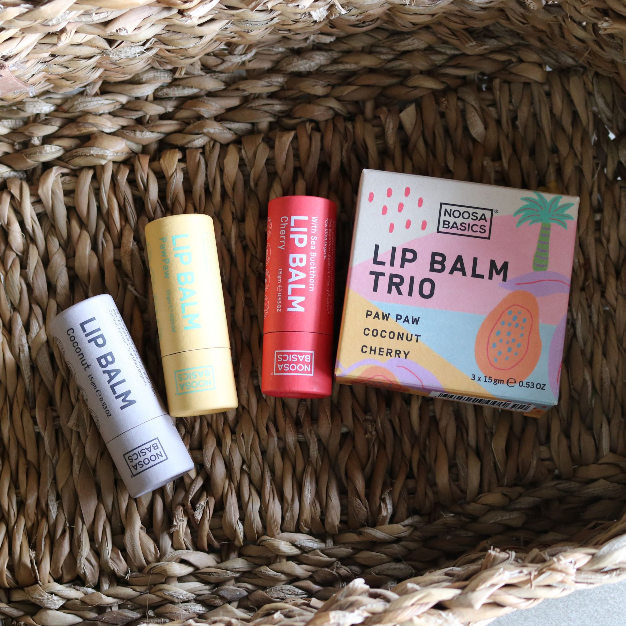 【お友達が種類選べる】リップバームトリオ 3種