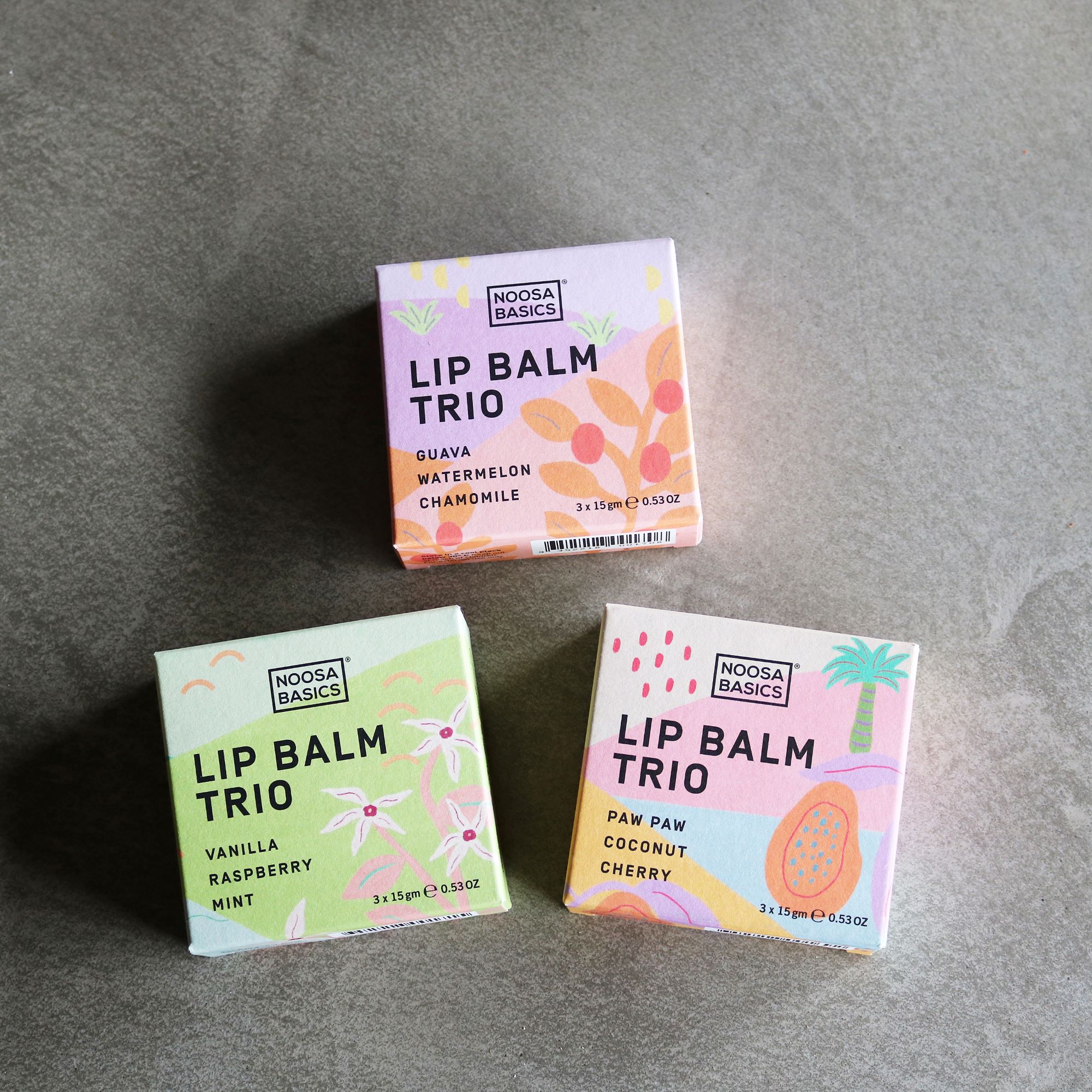 【お友達が種類選べる】リップバームトリオ 3種