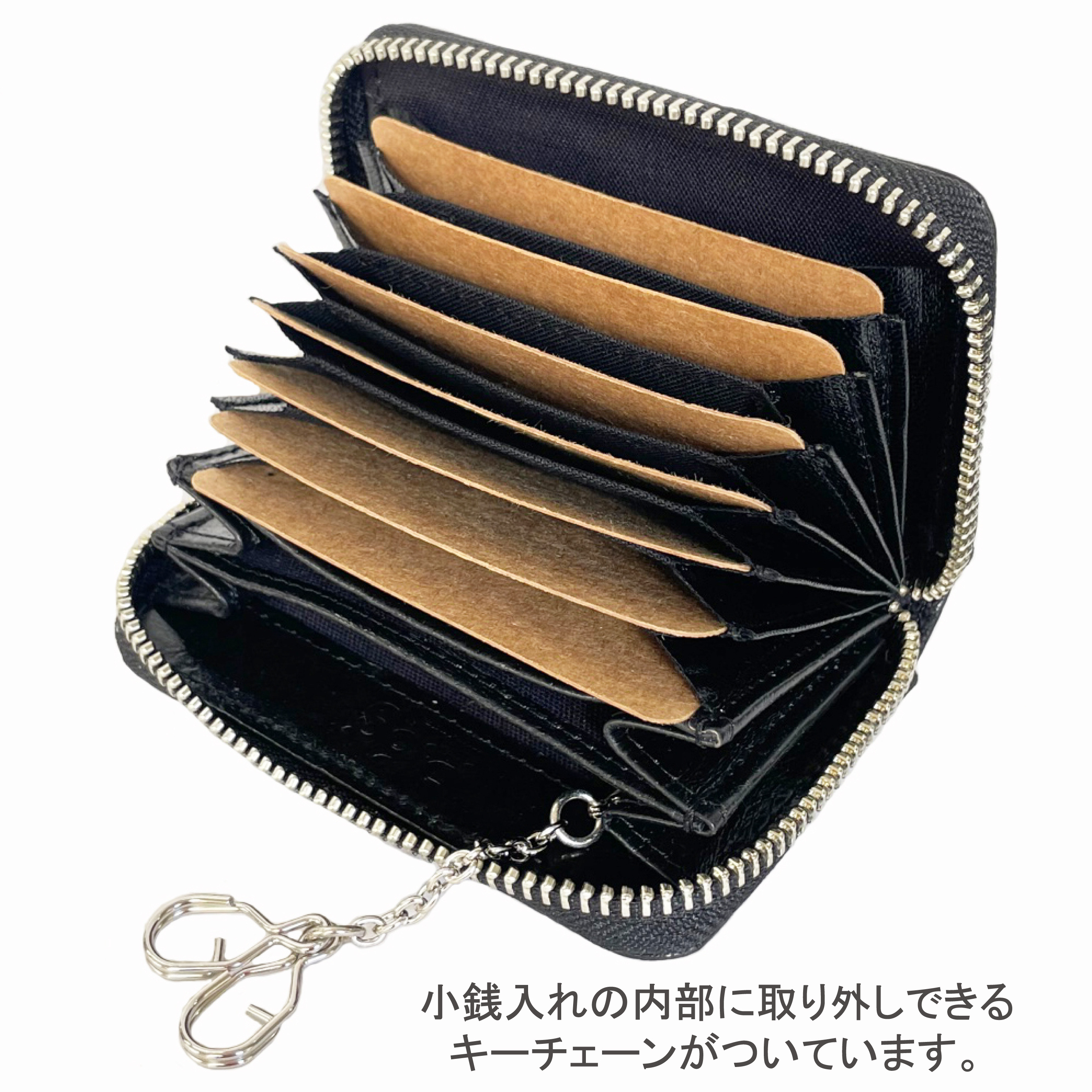 MJ6172ジャバラカードケース＜ゴートレザー＞