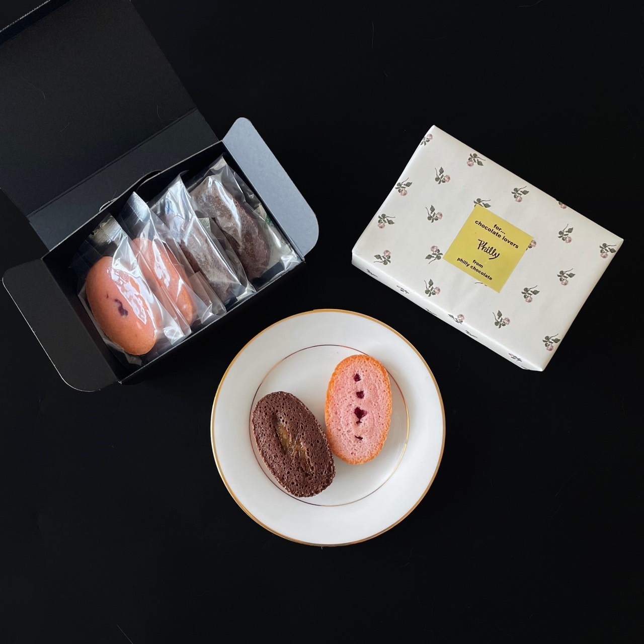 フィナンシェ 4個入り (Lemon,Strawberry)