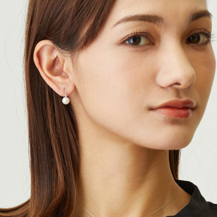ピアス あこや真珠 7.0-8.0mm レディース フック
