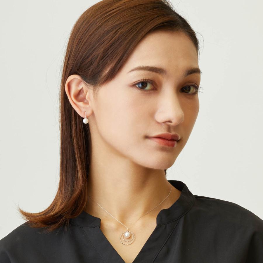 ピアス あこや真珠 7.0-8.0mm レディース フック