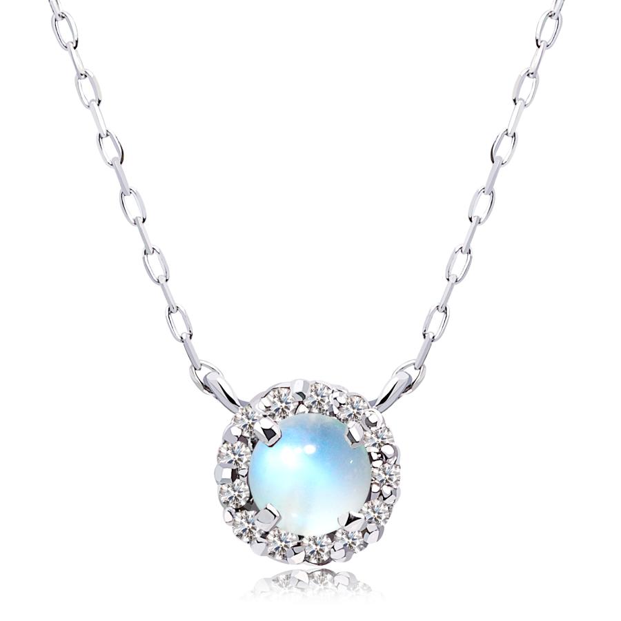 ネックレス レディース ダイヤモンド 12誕生石