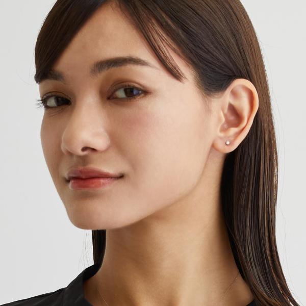 ピアス レディース  天然ダイヤモンド 一粒 計0.2ct