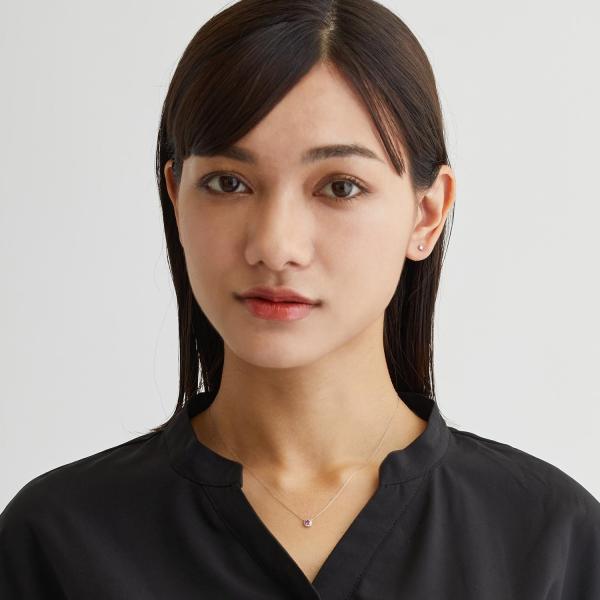 ピアス レディース  天然ダイヤモンド 一粒 計0.2ct